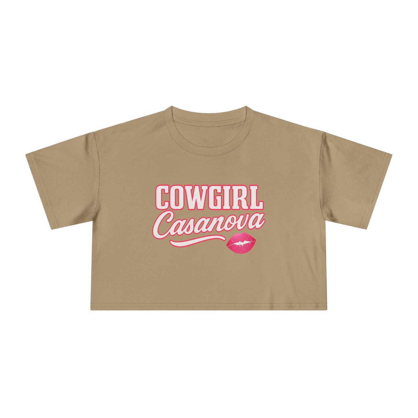 Cowgirl Casanova Crop Tee.