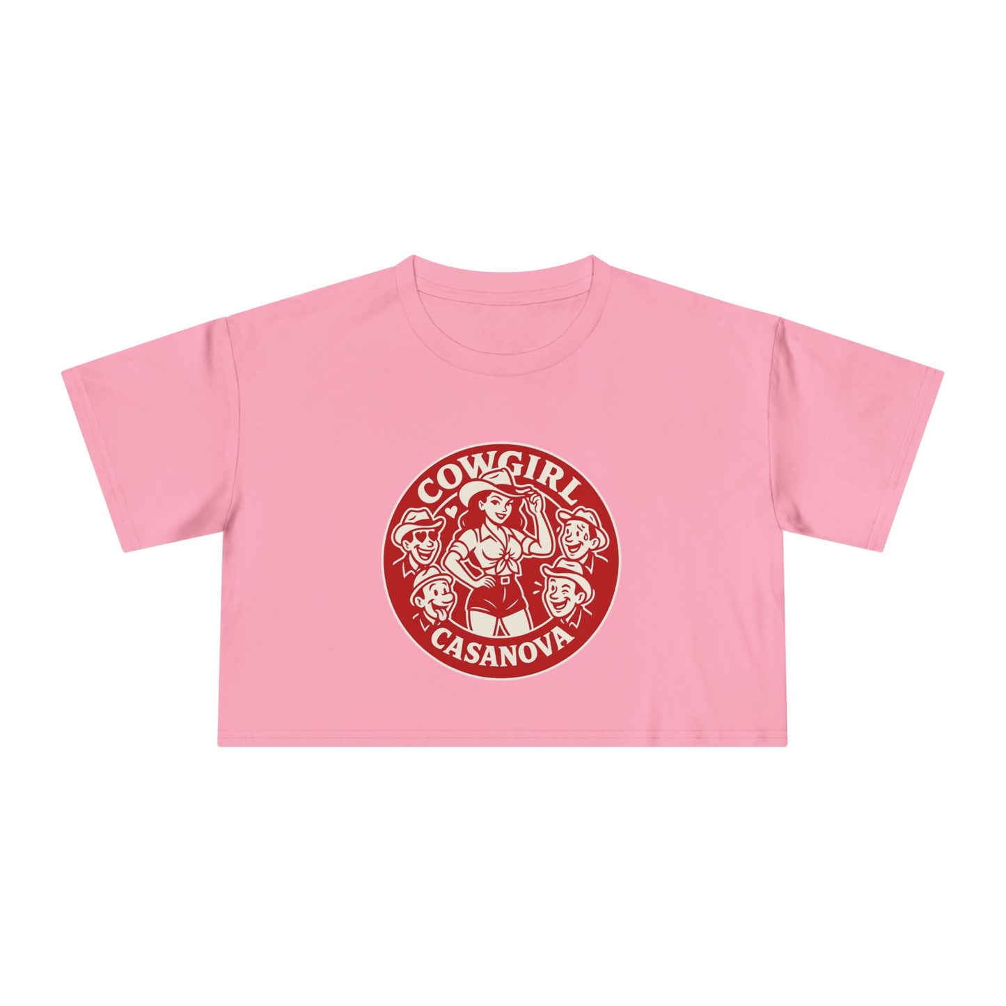 Cowgirl Casanova Crop Tee.