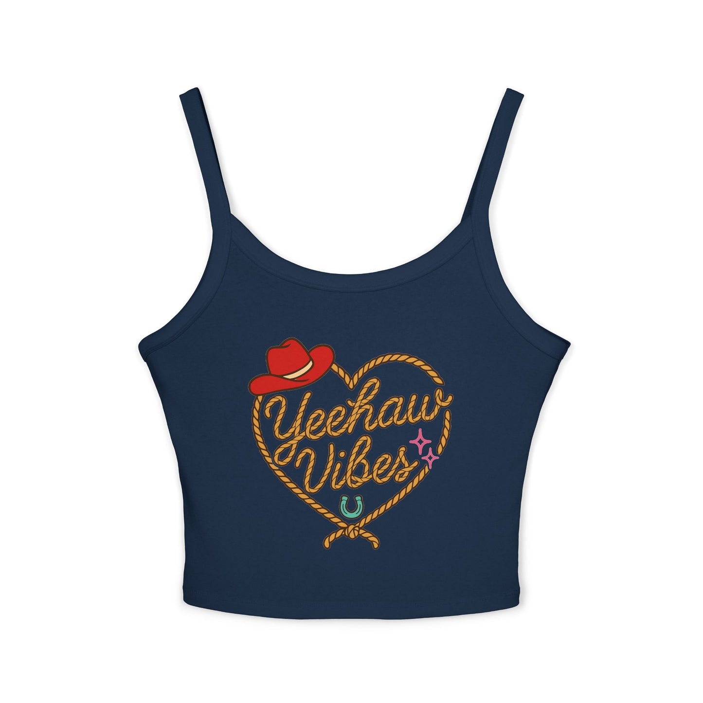 Yeehaw Vibes Spaghetti Strap Tank.