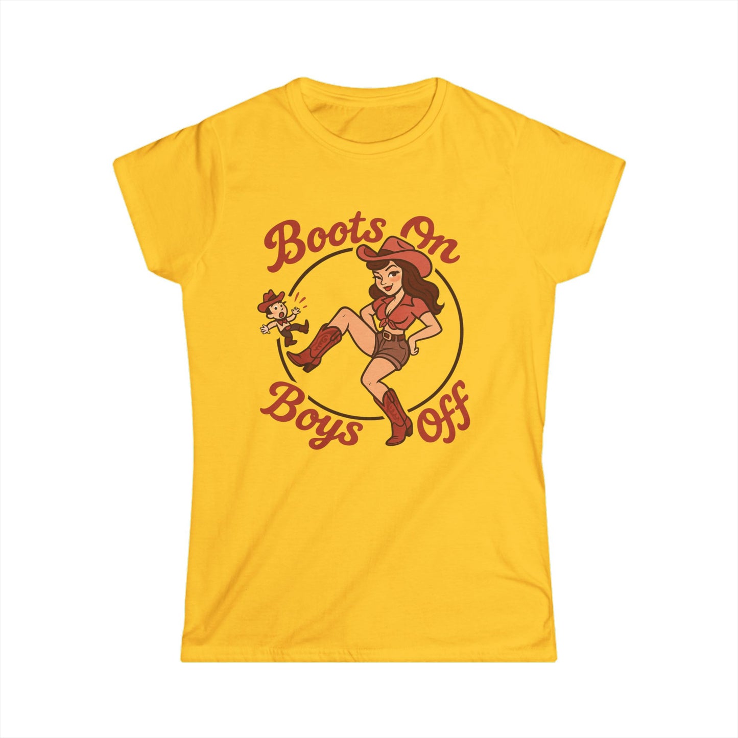 Boots On Boys Off Tee.