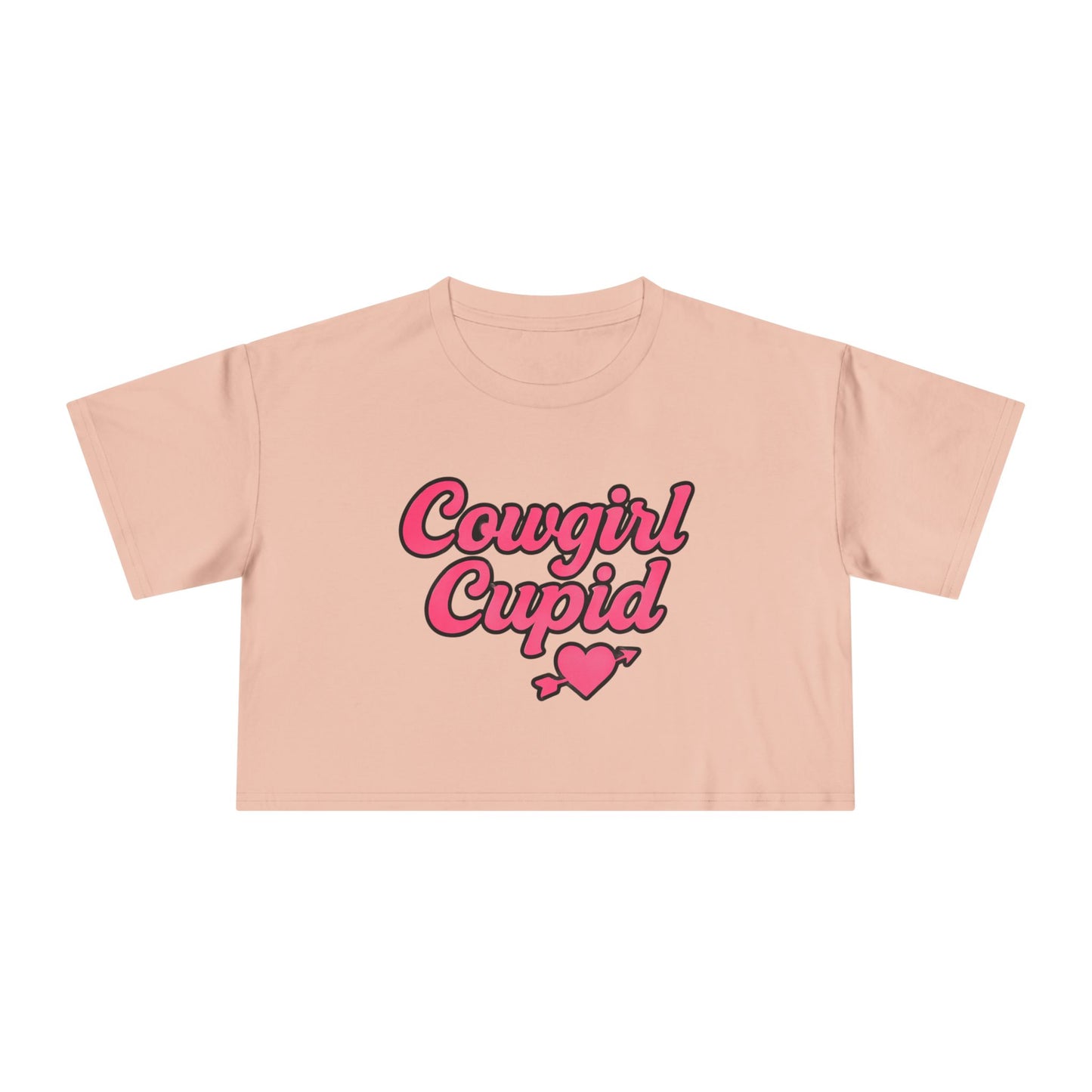 Cowgirl Cupid Crop Tee.