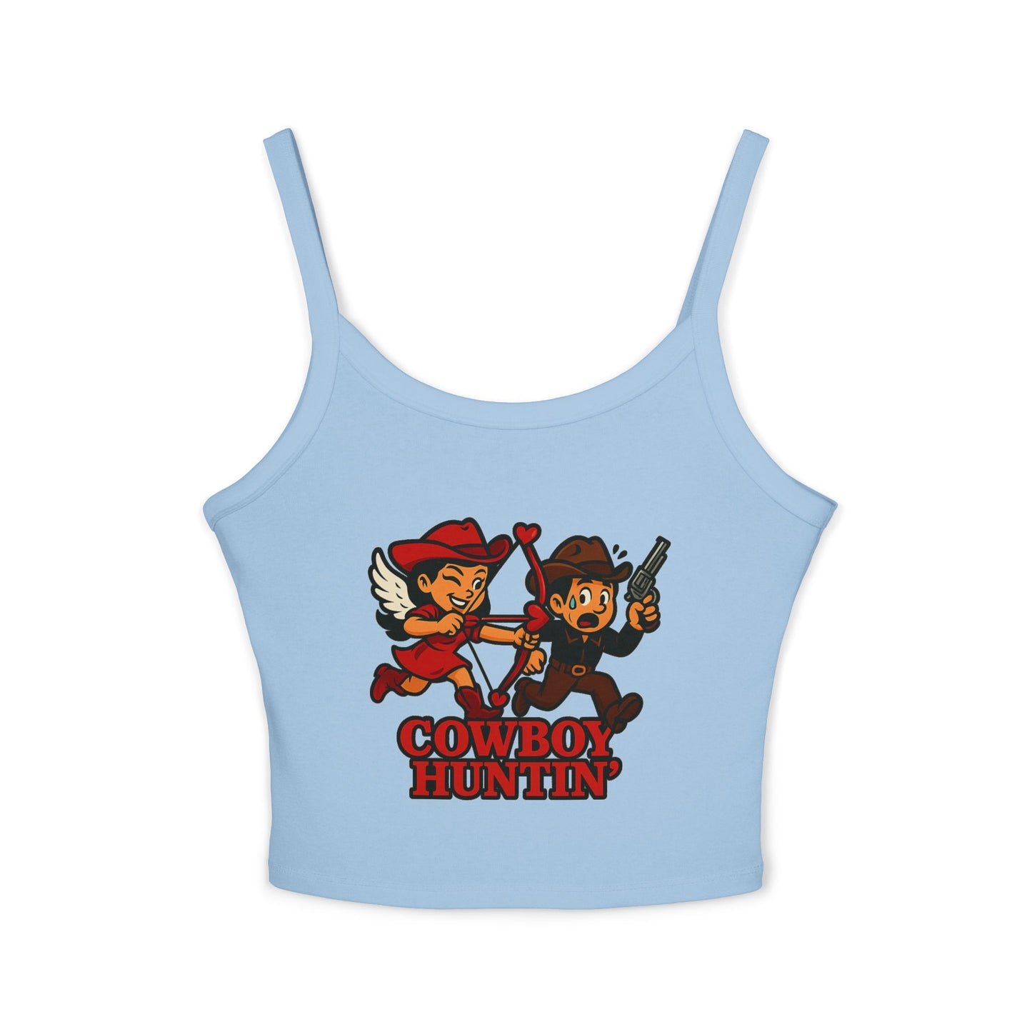 Cowboy Huntin’ Spaghetti Strap Tank.