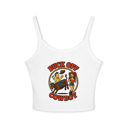 Buck Off Cowboy Spaghetti Strap Tank.