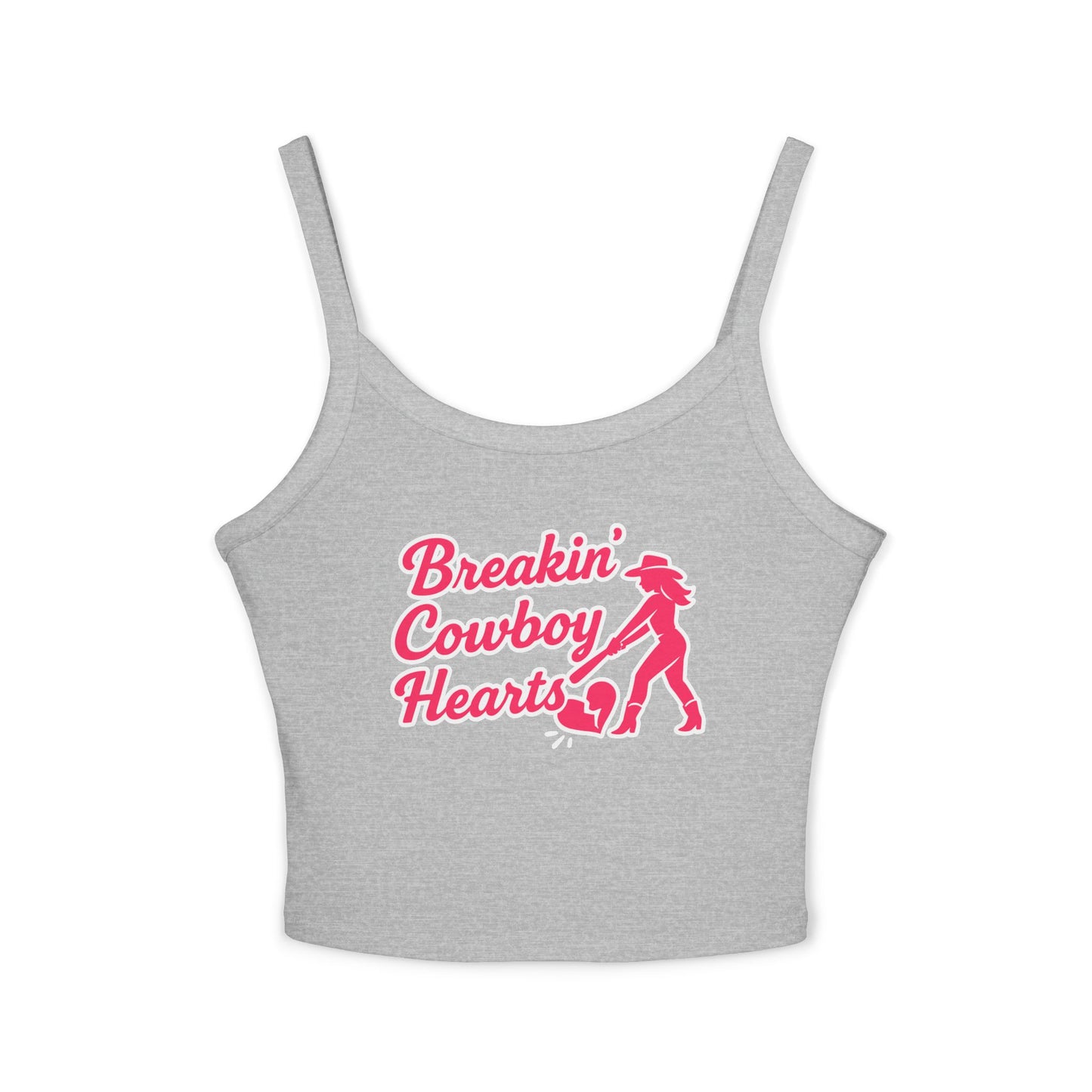Breakin' Cowboy Hearts Spaghetti Strap Tank.