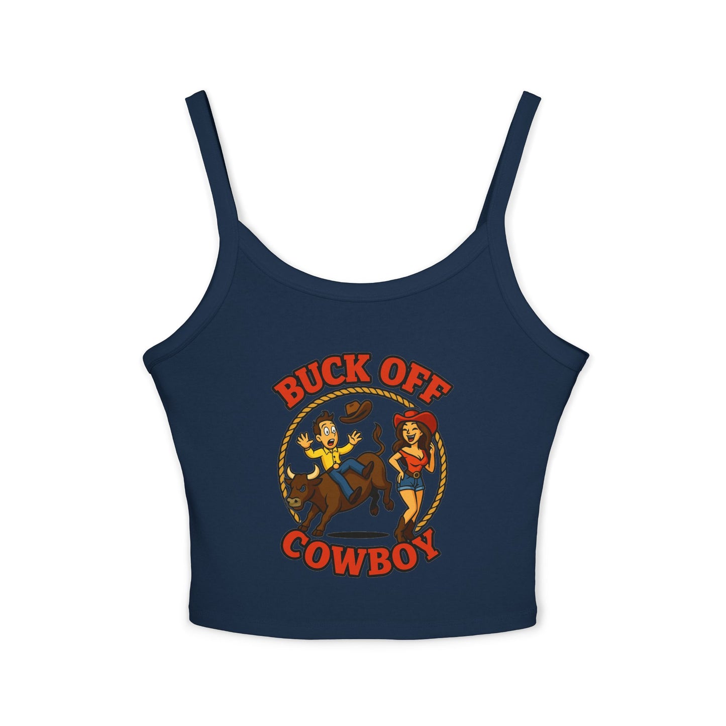 Buck Off Cowboy Spaghetti Strap Tank.