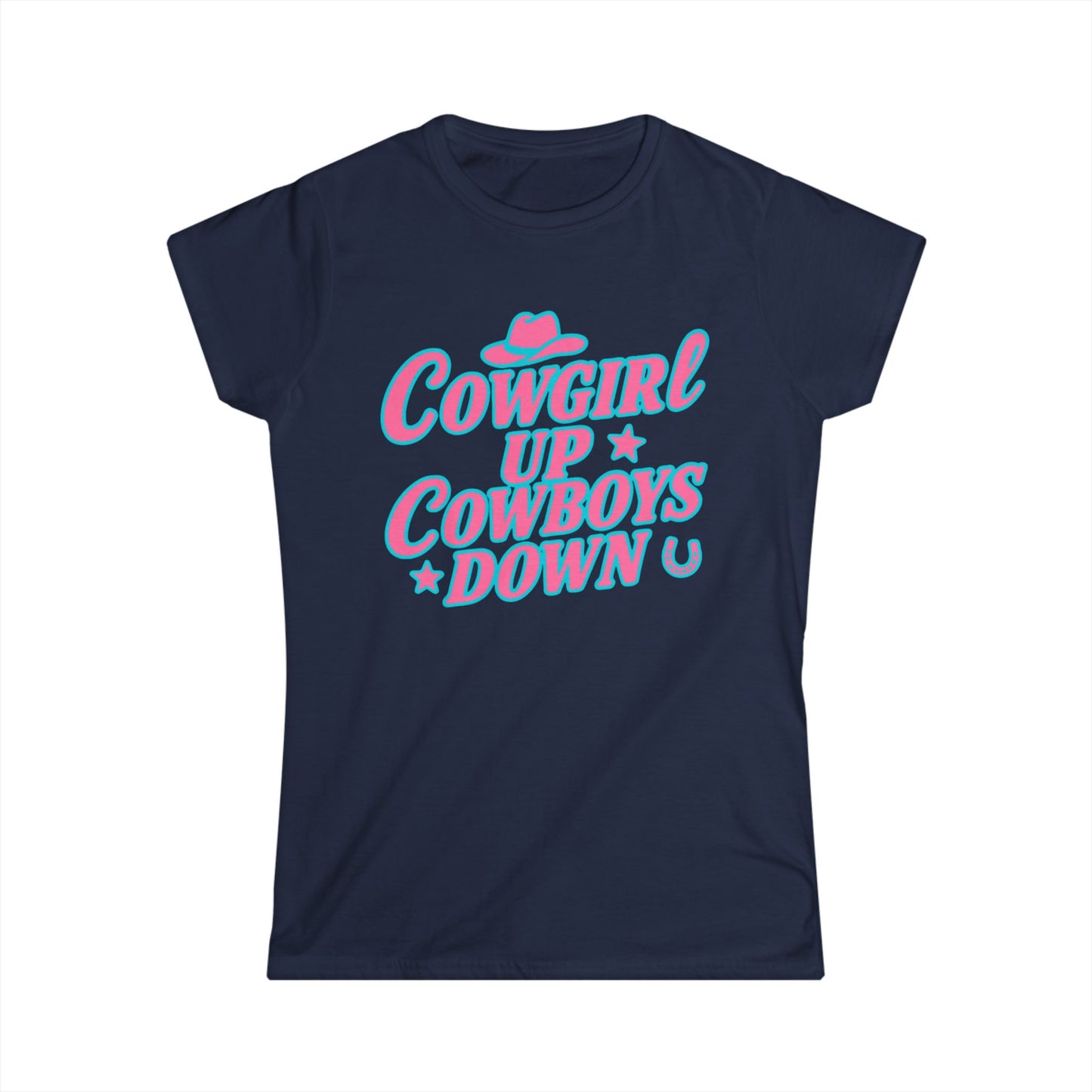 Cowgirl Up Cowboys Down Tee.