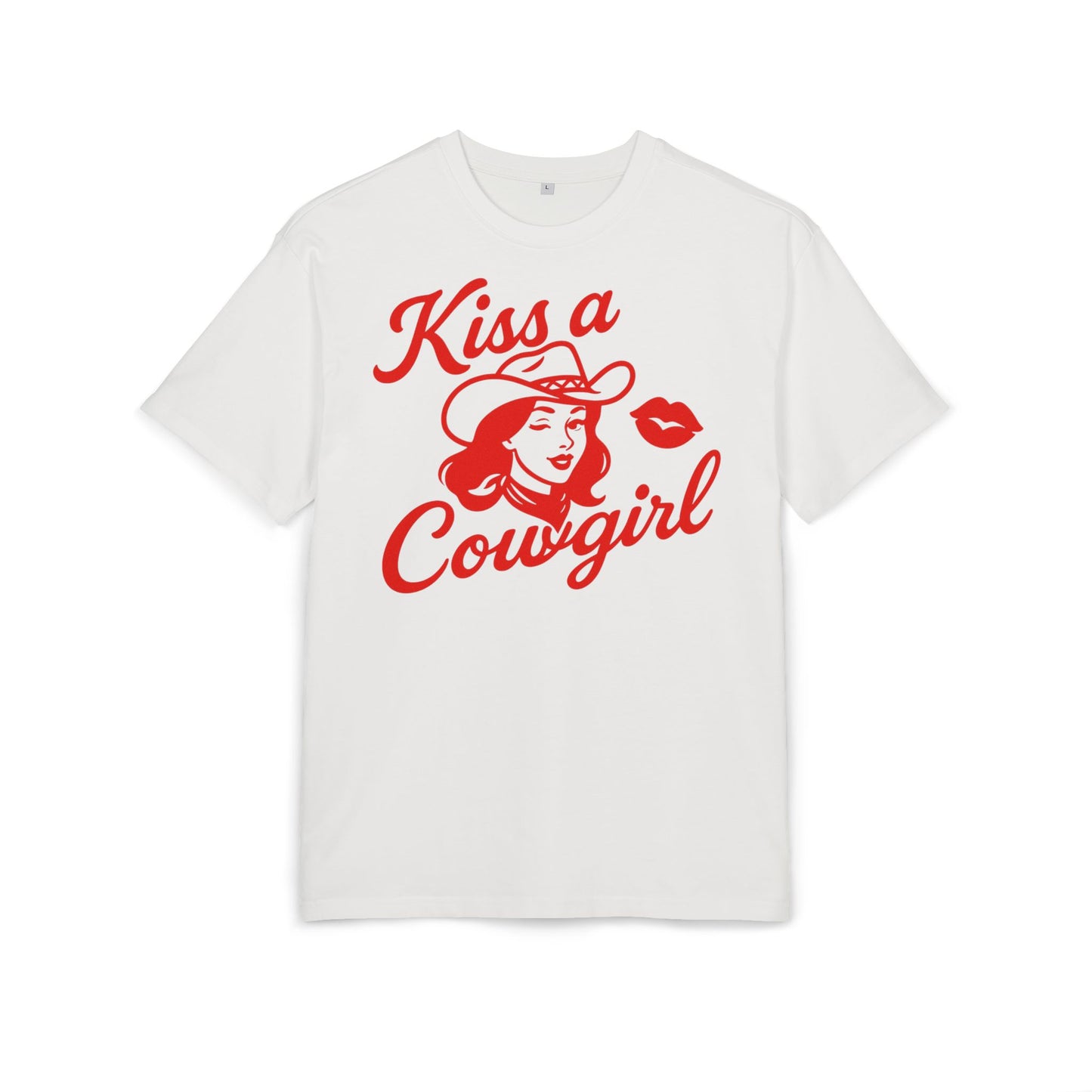 Kiss a Cowgirl Oversized Tee.