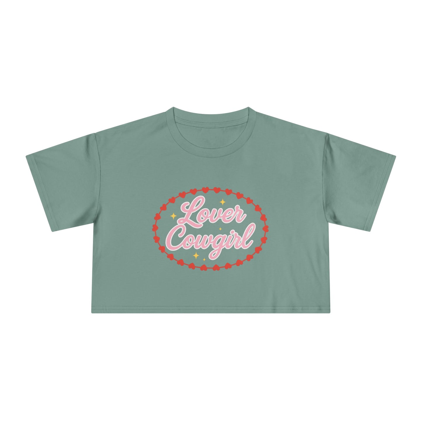 Lover Cowgirl Crop Tee.