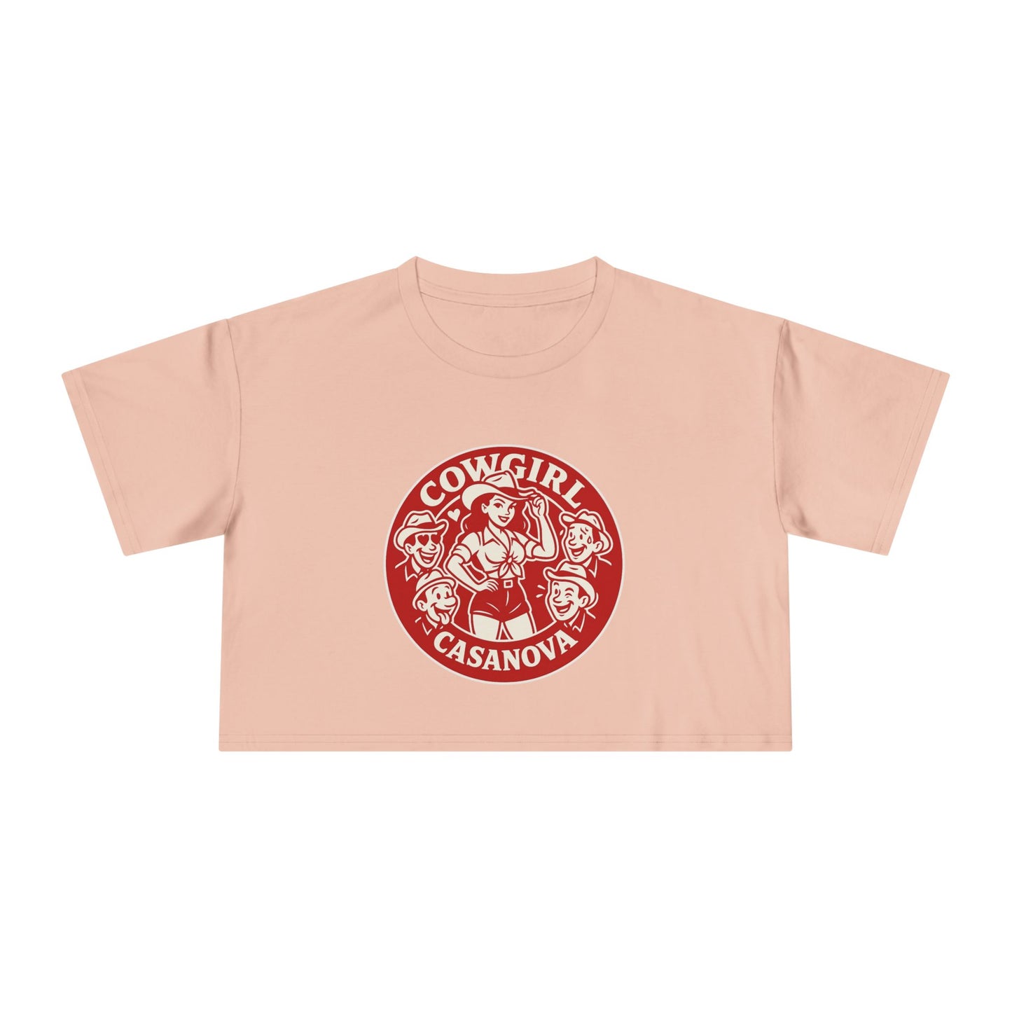 Cowgirl Casanova Crop Tee.