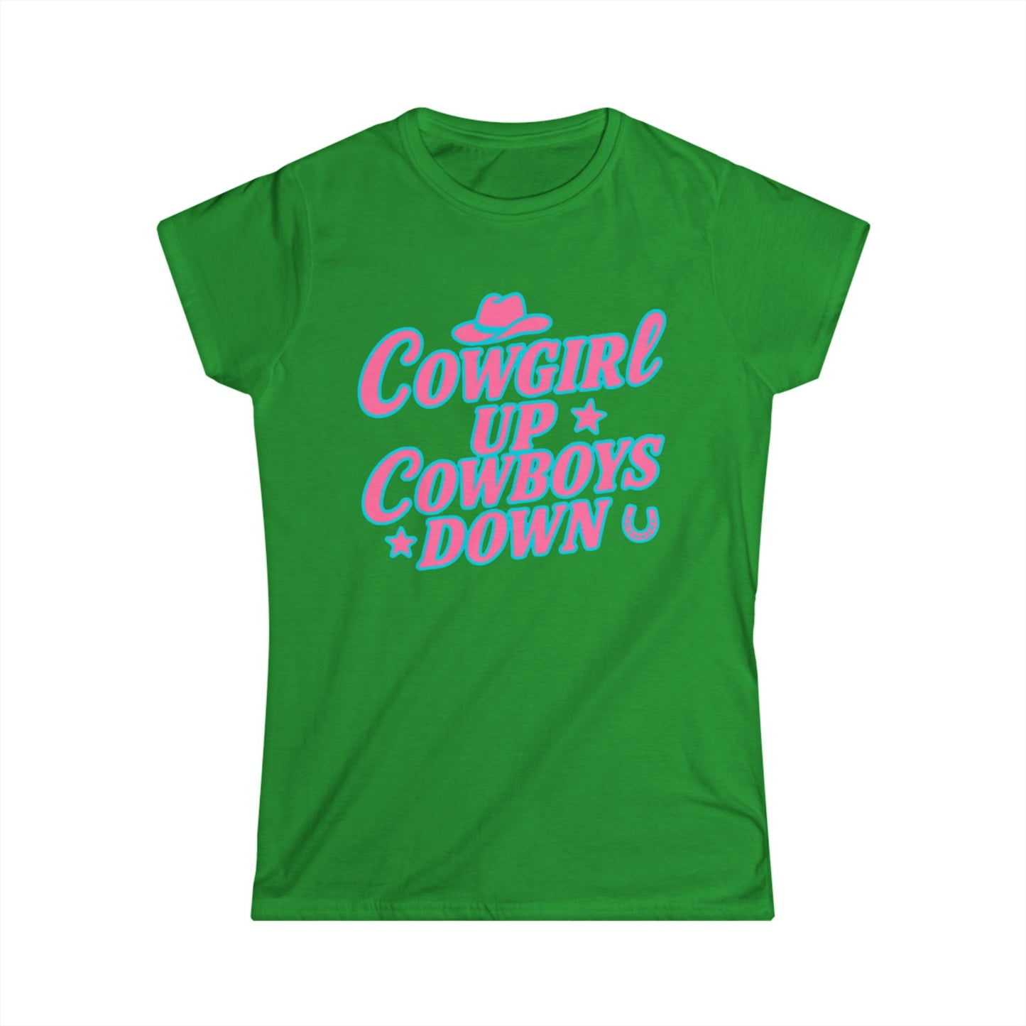 Cowgirl Up Cowboys Down Tee.
