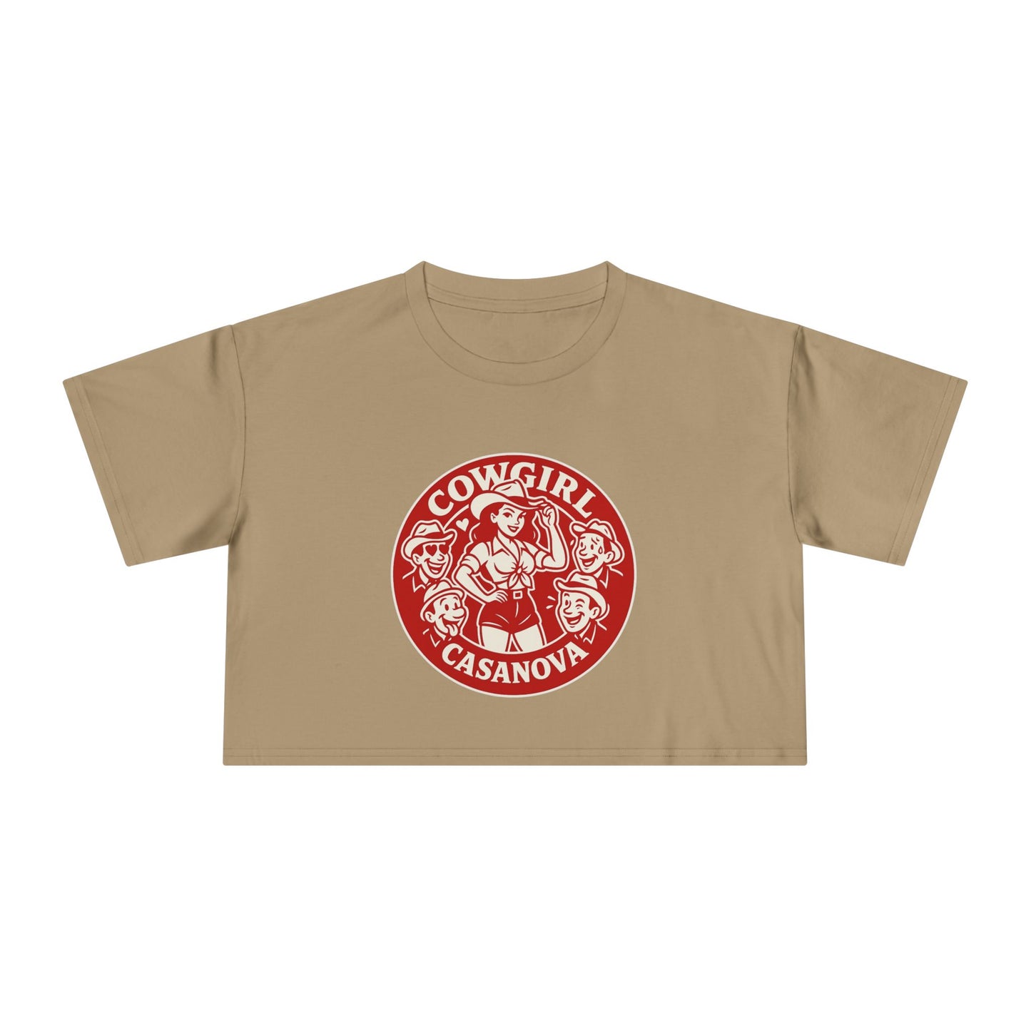 Cowgirl Casanova Crop Tee.