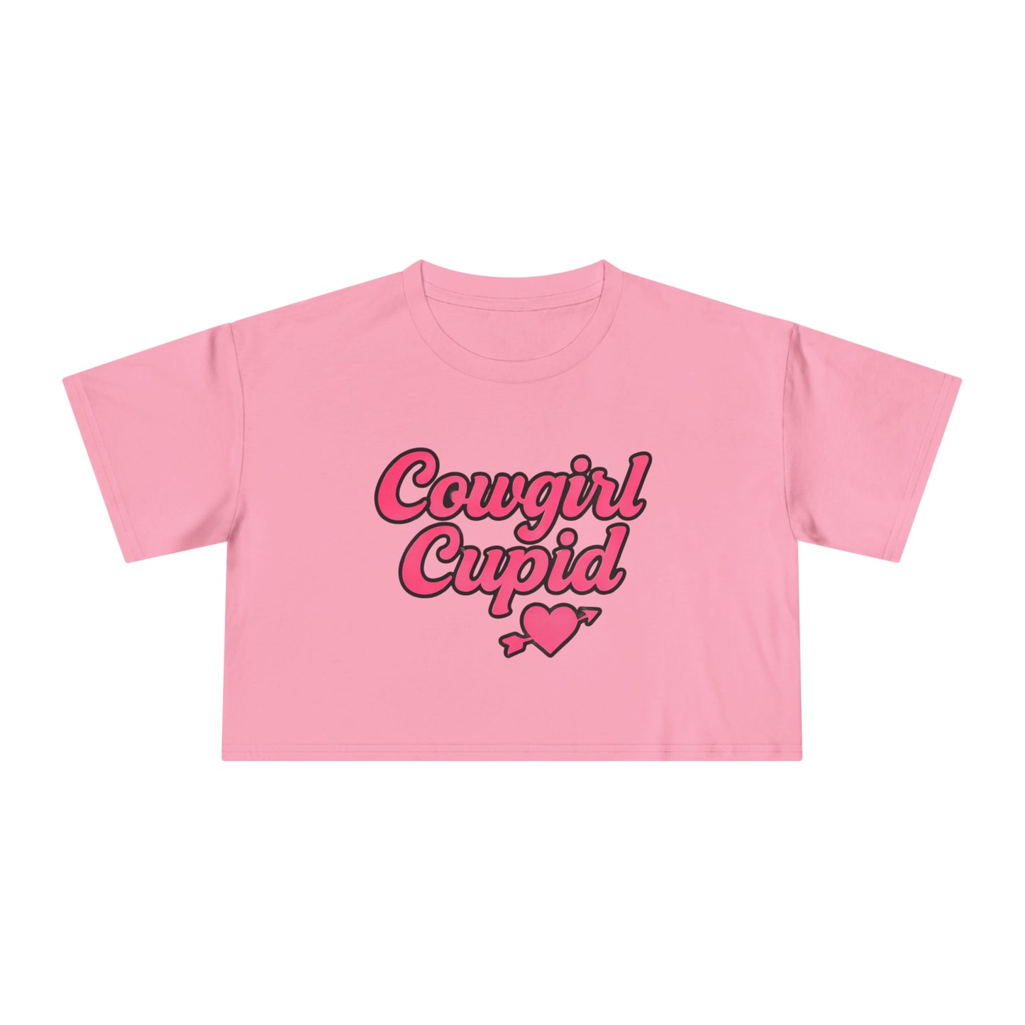 Cowgirl Cupid Crop Tee.