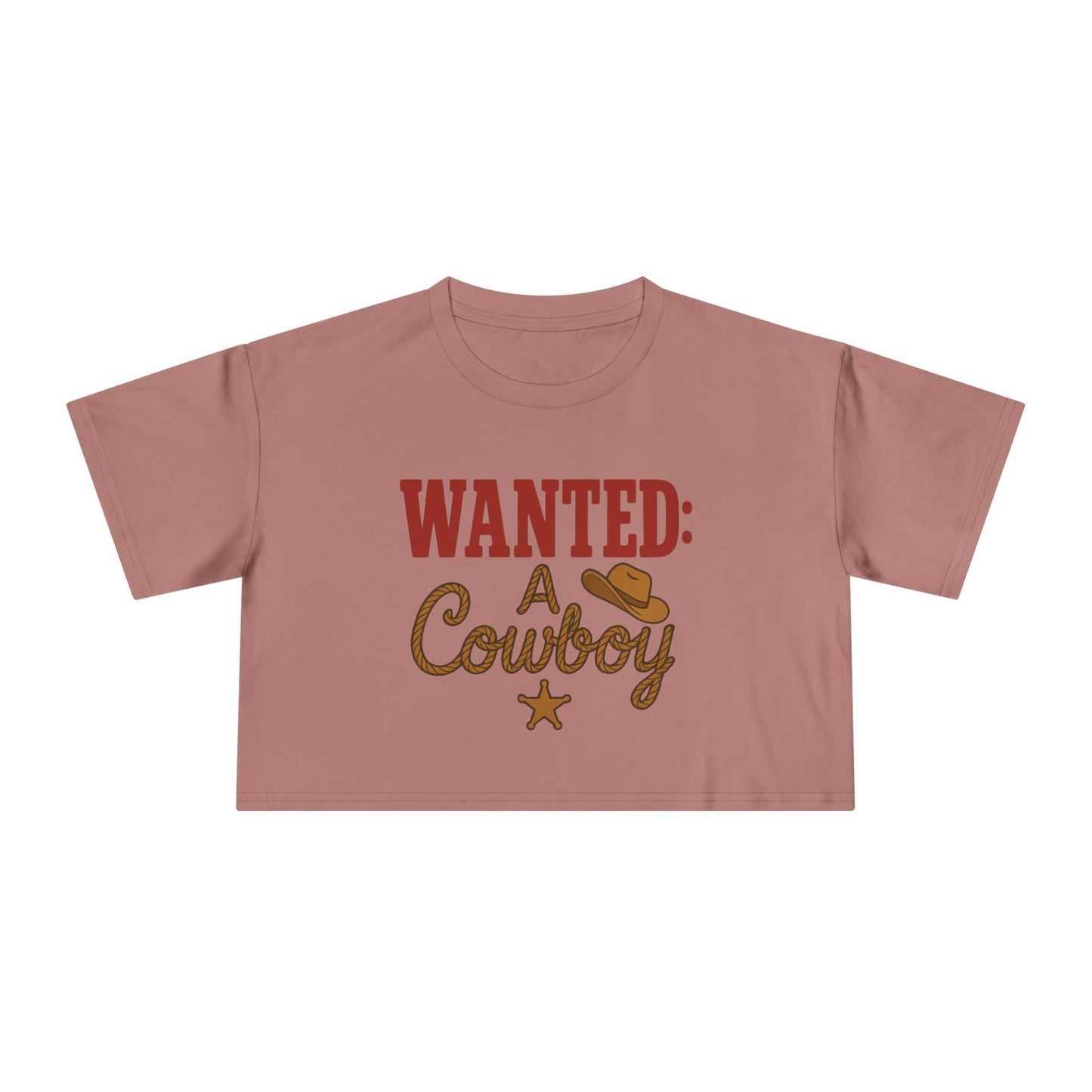 Wanted: A Cowboy Crop Tee.