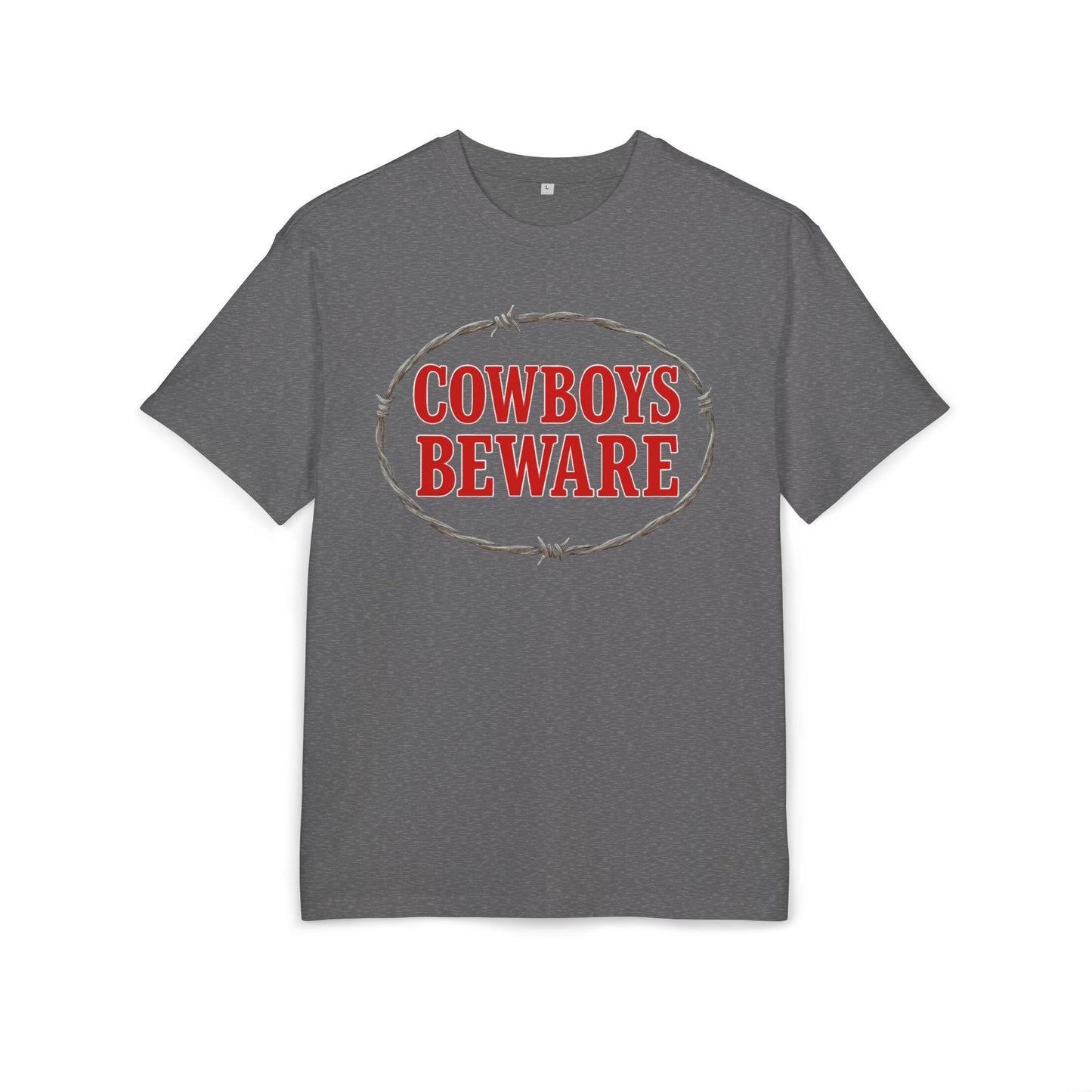 Cowboys Beware Oversize Tee.