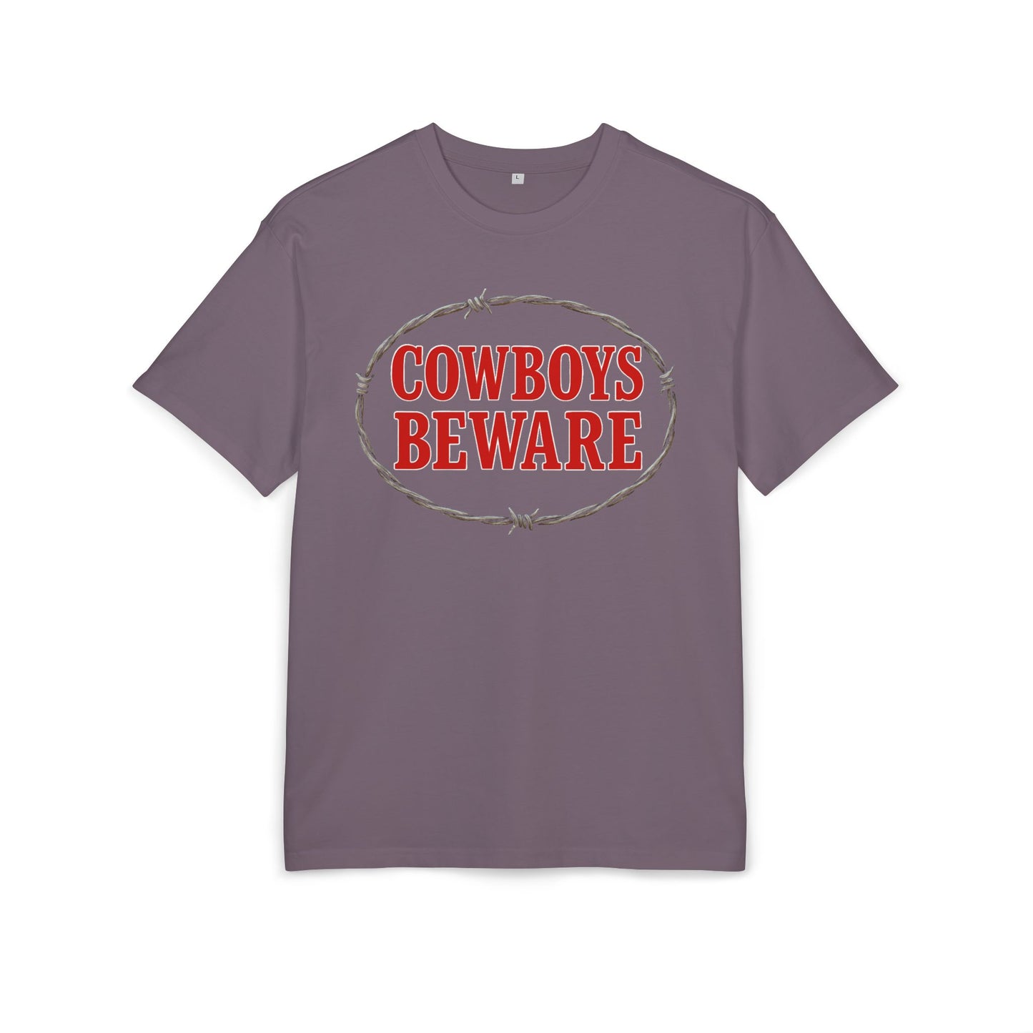Cowboys Beware Oversize Tee.