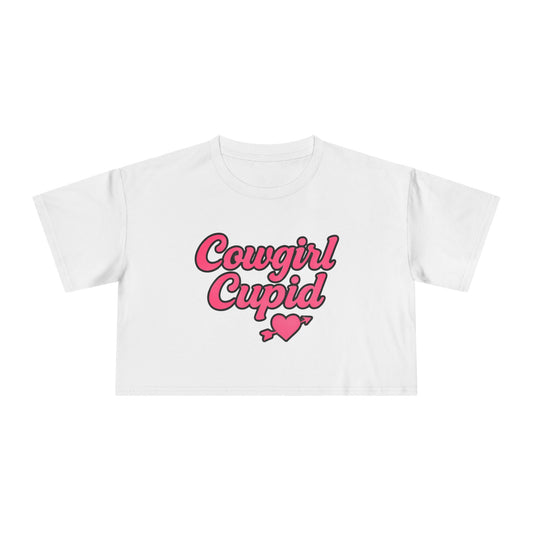 Cowgirl Cupid Crop Tee.