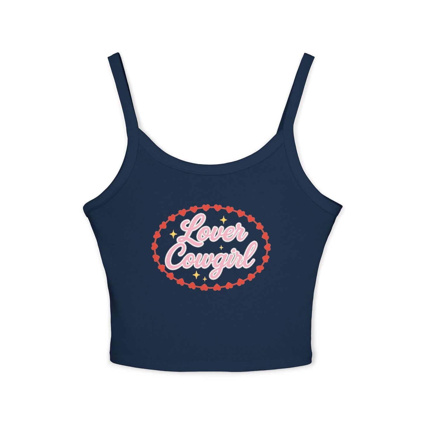 Lover Cowgirl Spaghetti Strap Tank.
