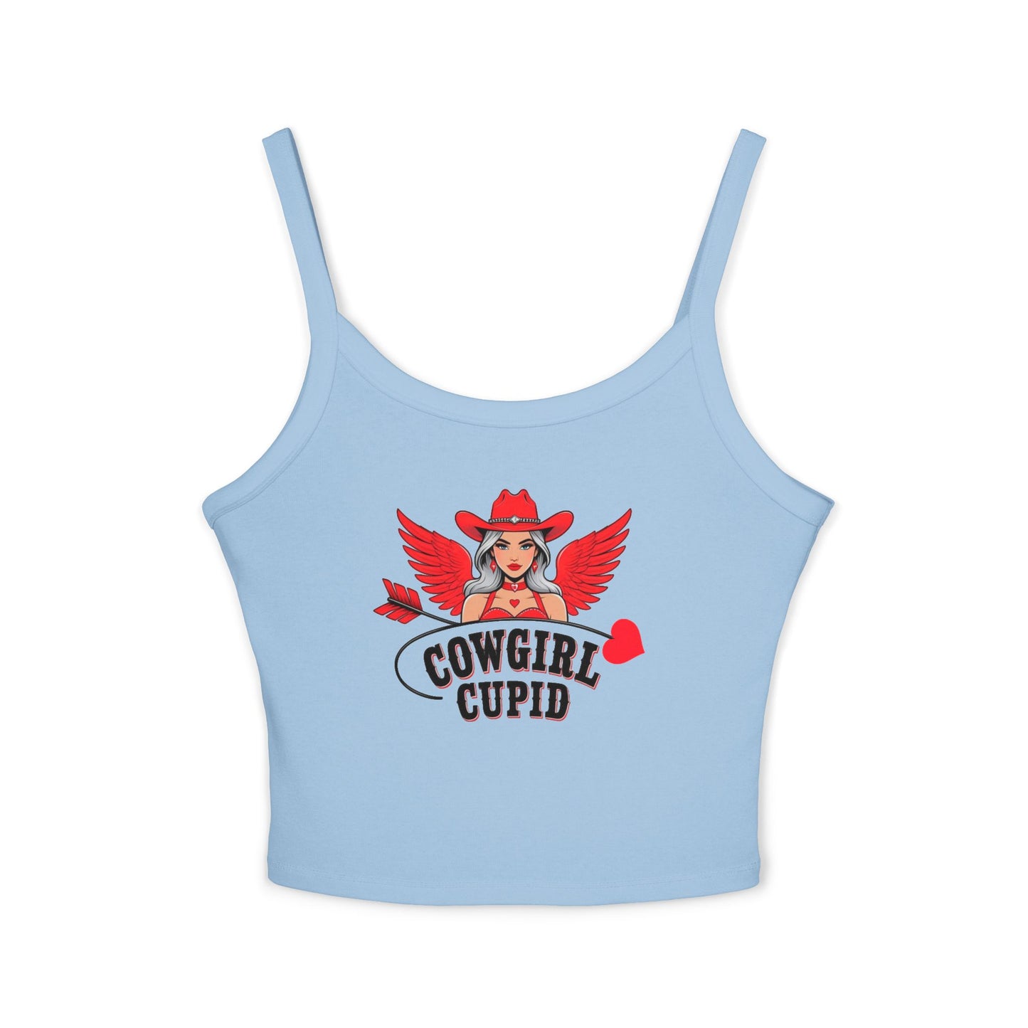 Cowgirl Cupid Spaghetti Strap Tank