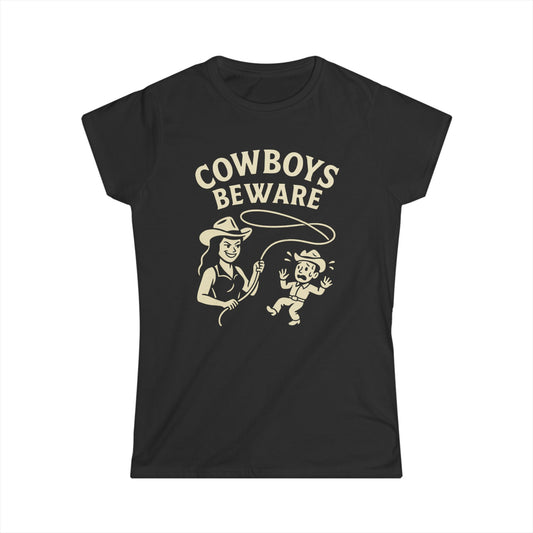 Cowboys Beware Tee.