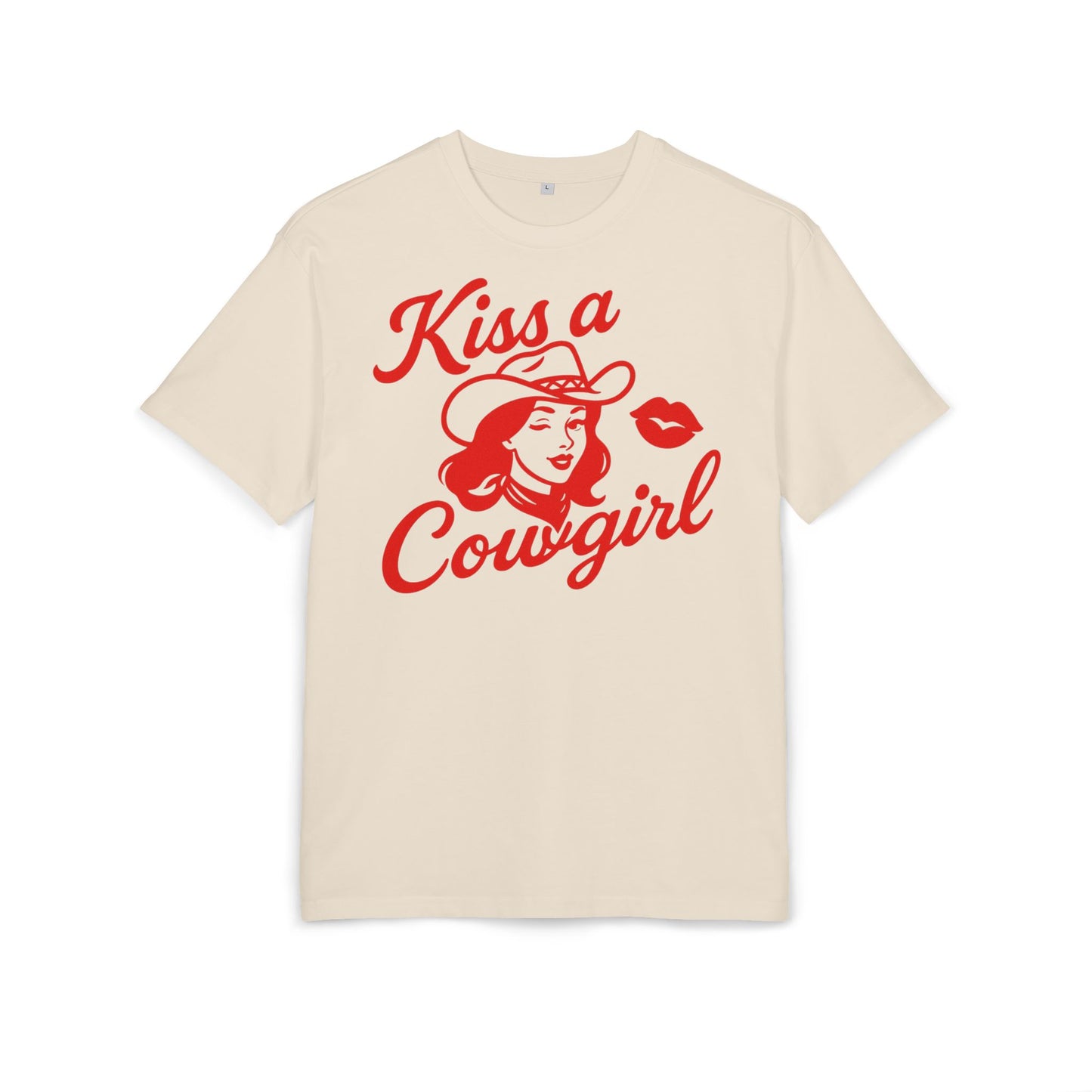 Kiss a Cowgirl Oversized Tee.