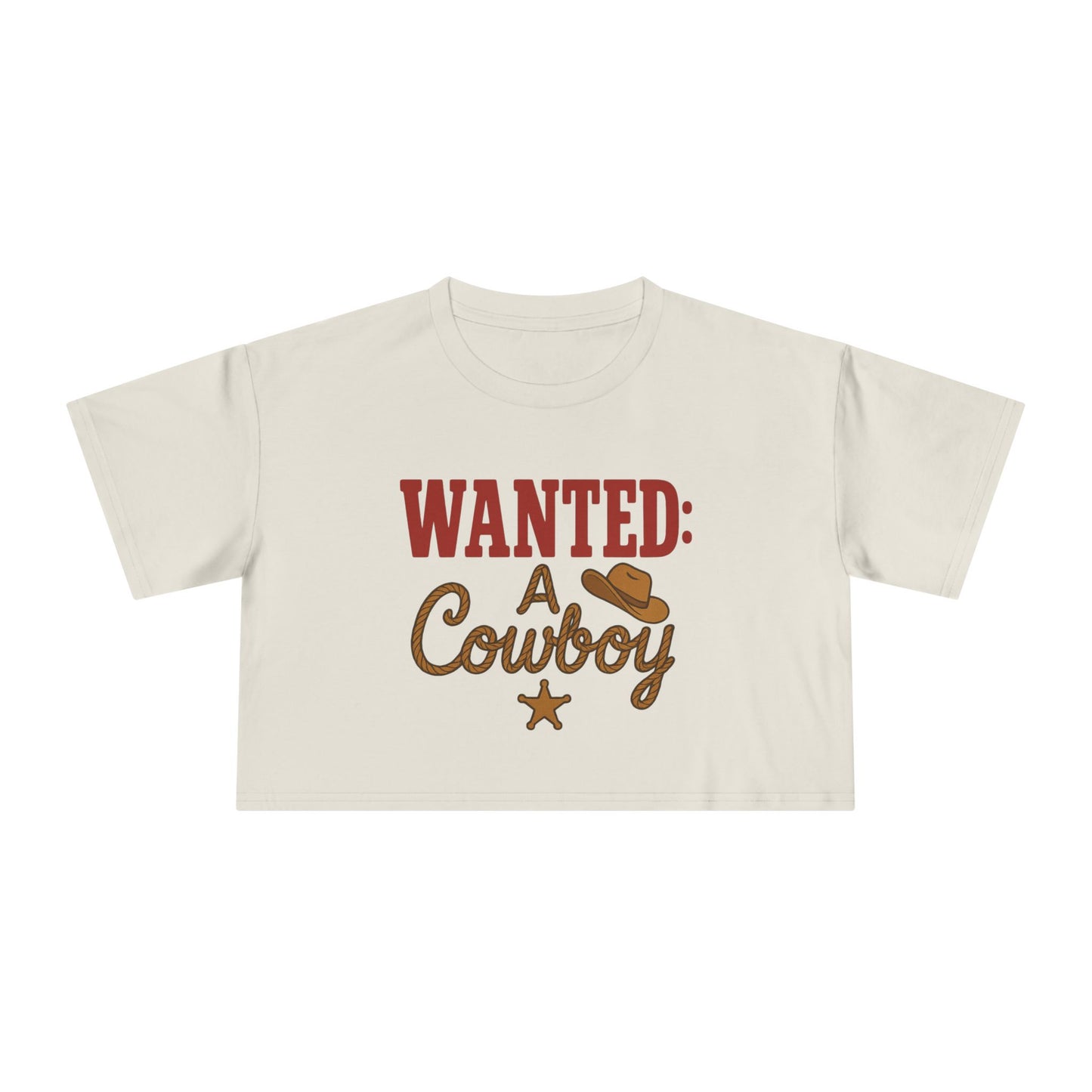 Wanted: A Cowboy Crop Tee.