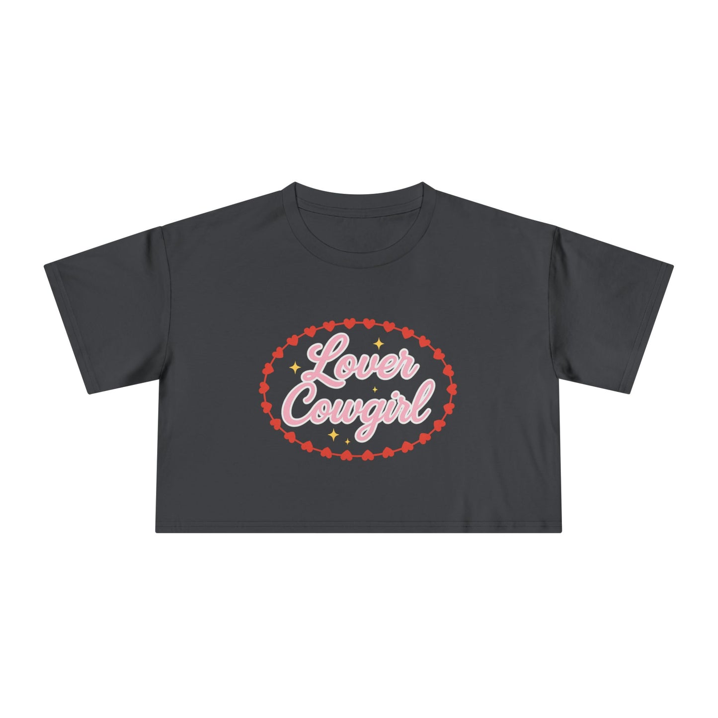 Lover Cowgirl Crop Tee.