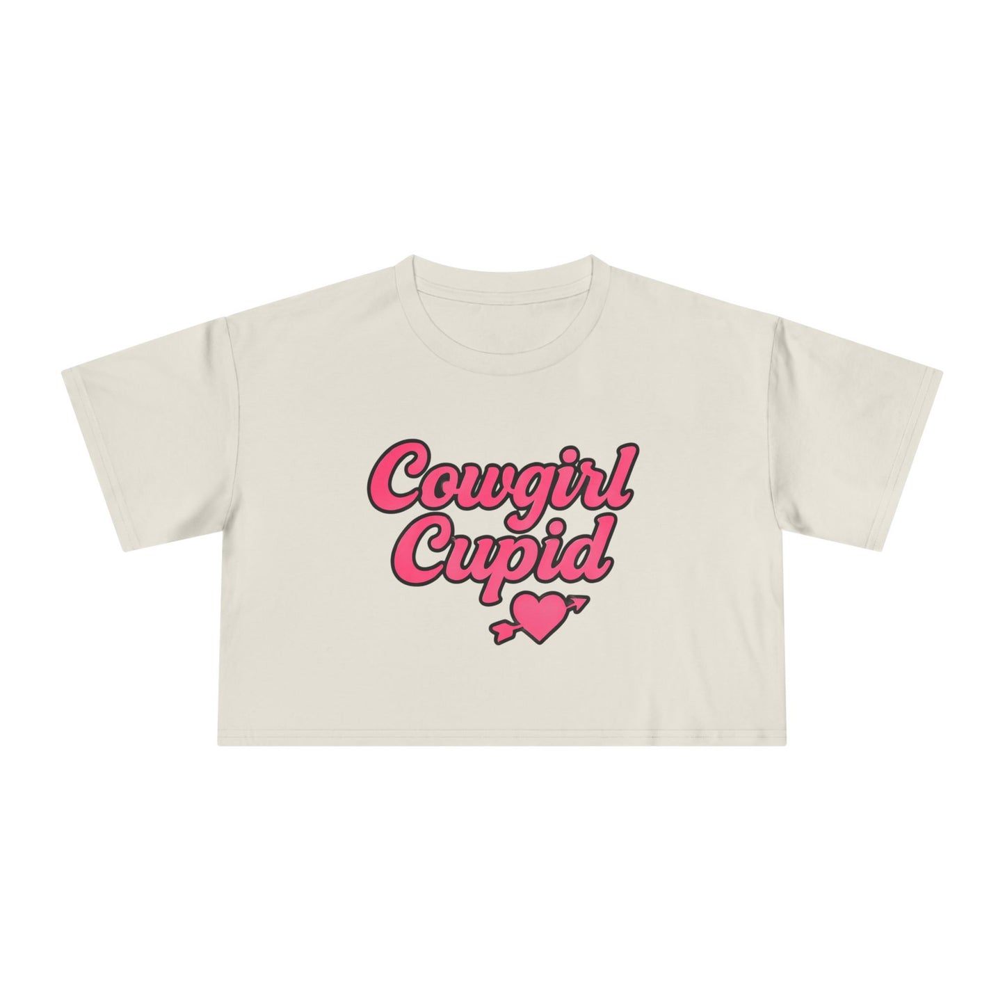 Cowgirl Cupid Crop Tee.