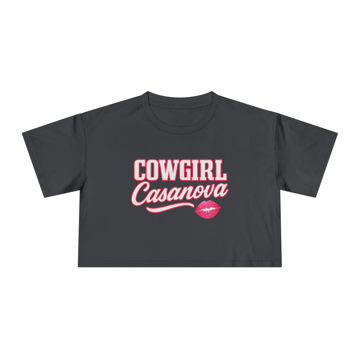 Cowgirl Casanova Crop Tee.