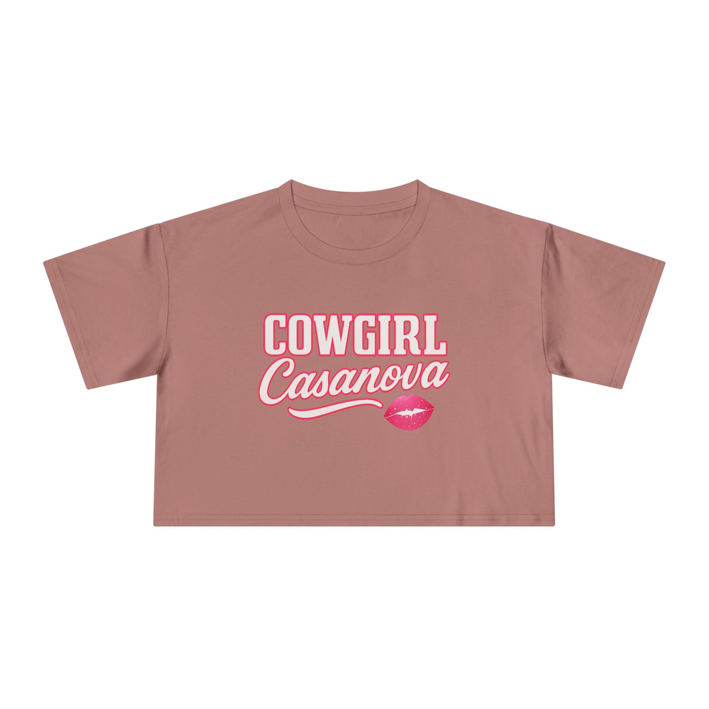 Cowgirl Casanova Crop Tee.