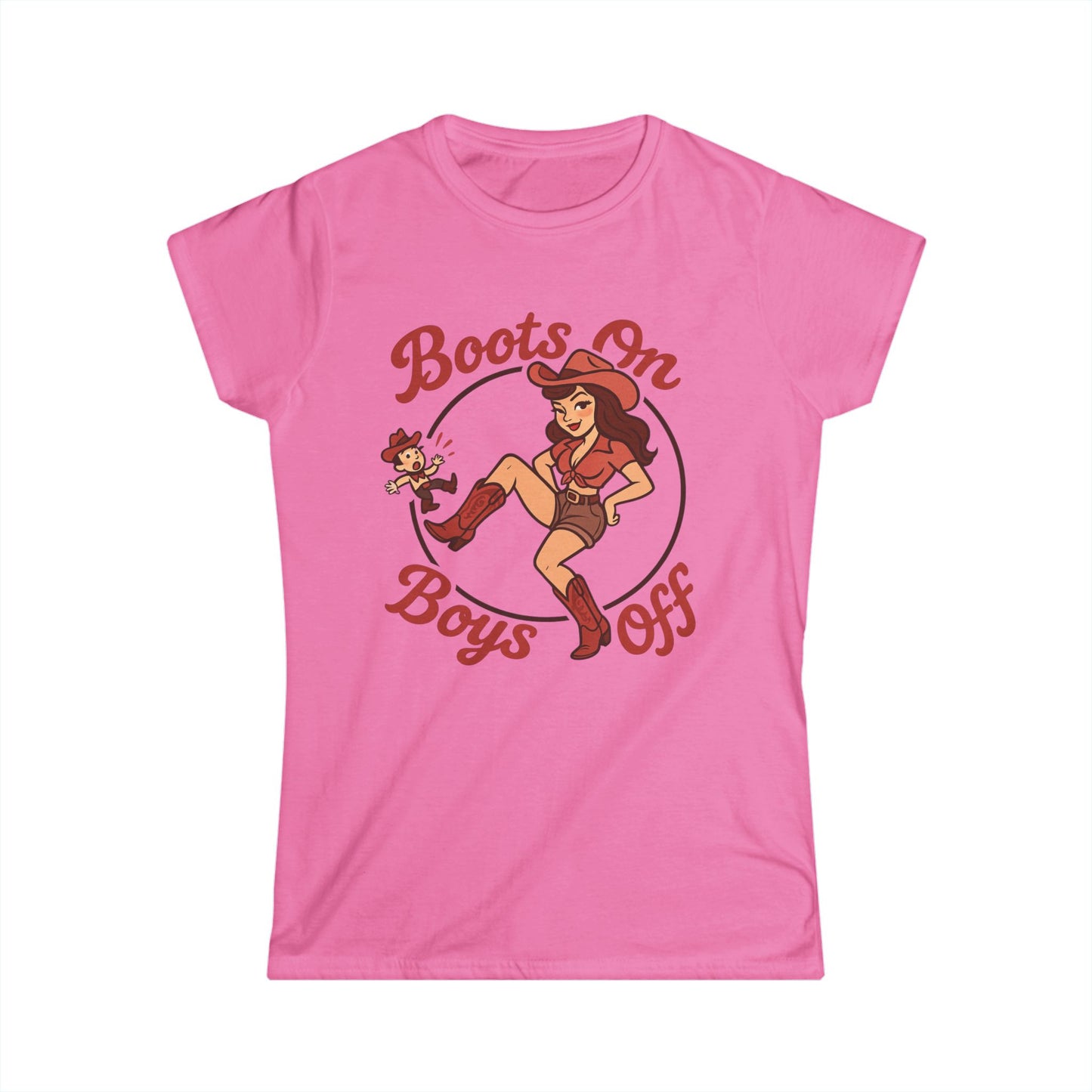 Boots On Boys Off Tee.