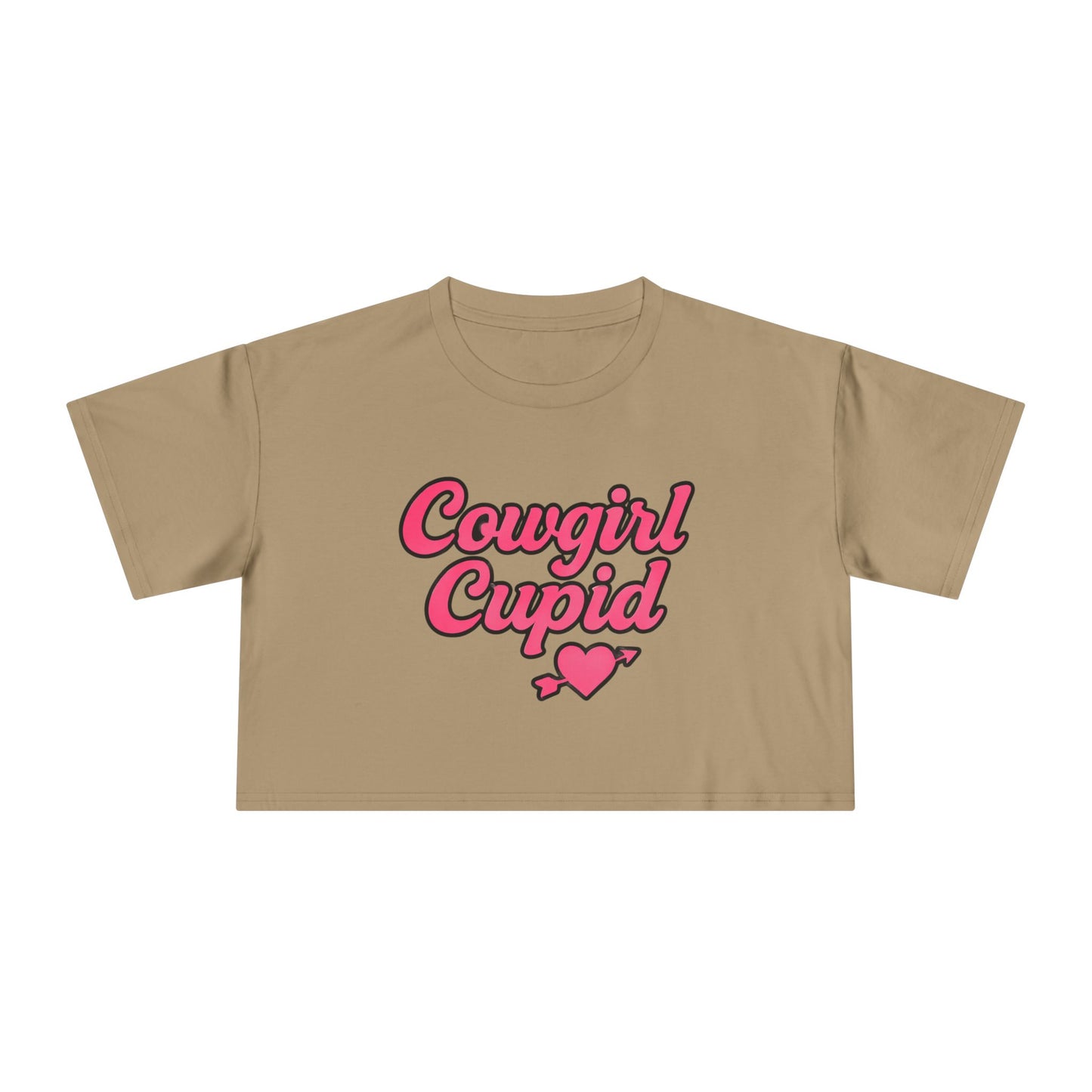 Cowgirl Cupid Crop Tee.