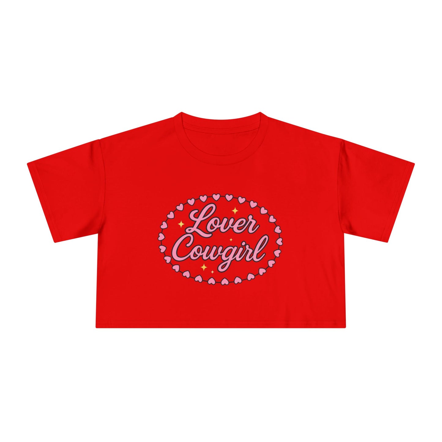 Lover Cowgirl Crop Tee.