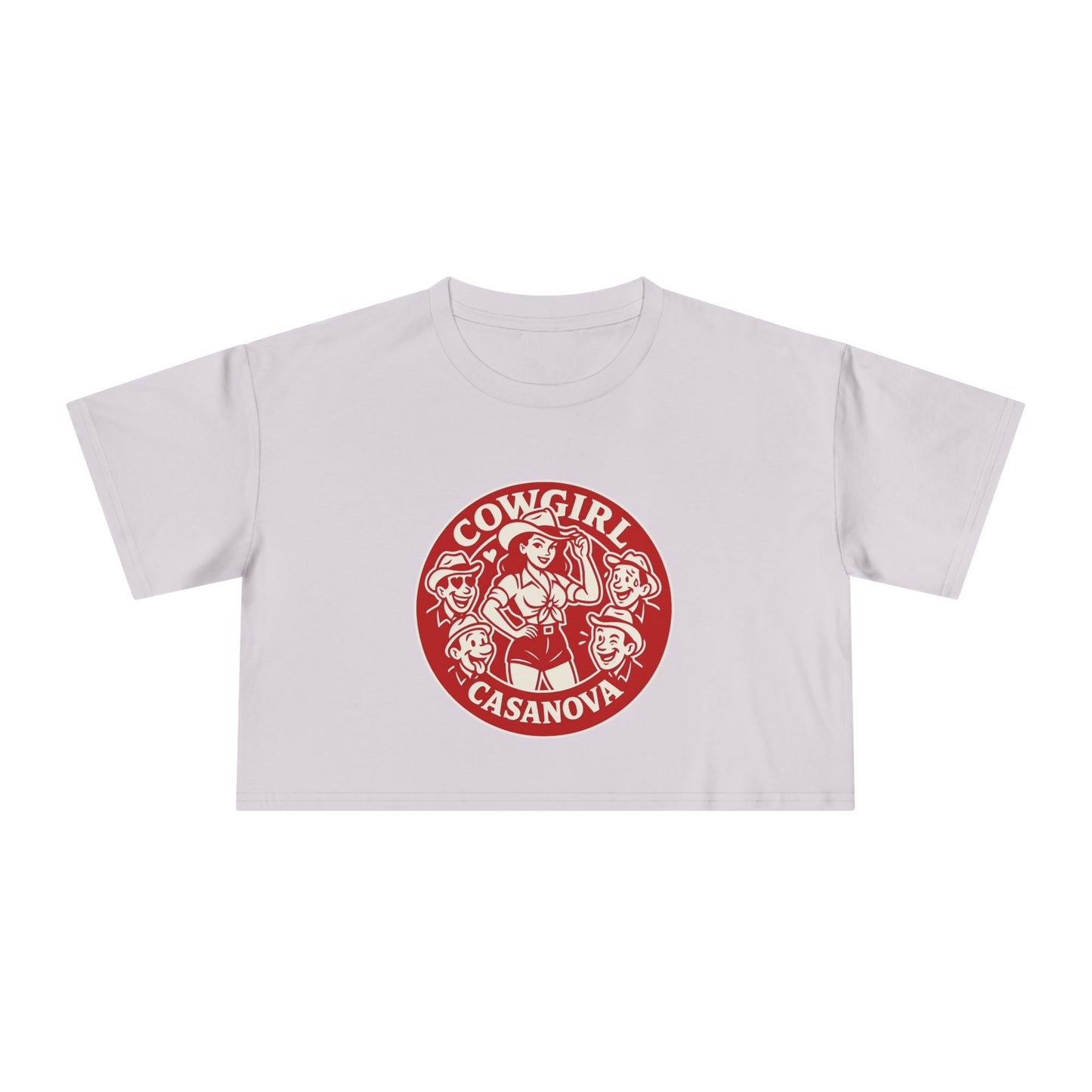 Cowgirl Casanova Crop Tee.