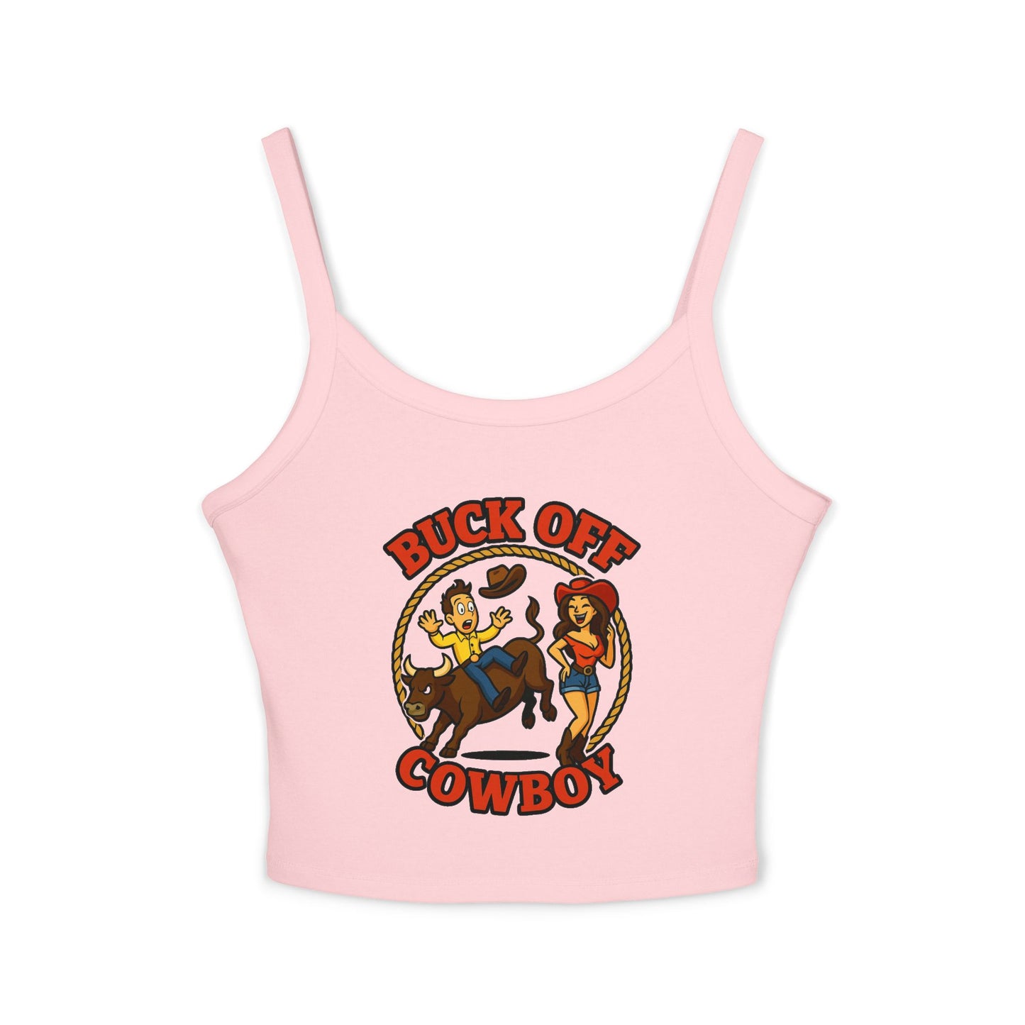Buck Off Cowboy Spaghetti Strap Tank.