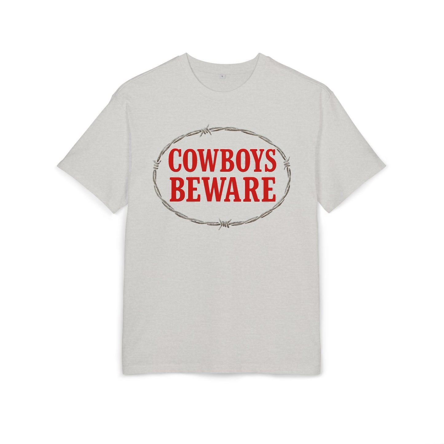 Cowboys Beware Oversize Tee.