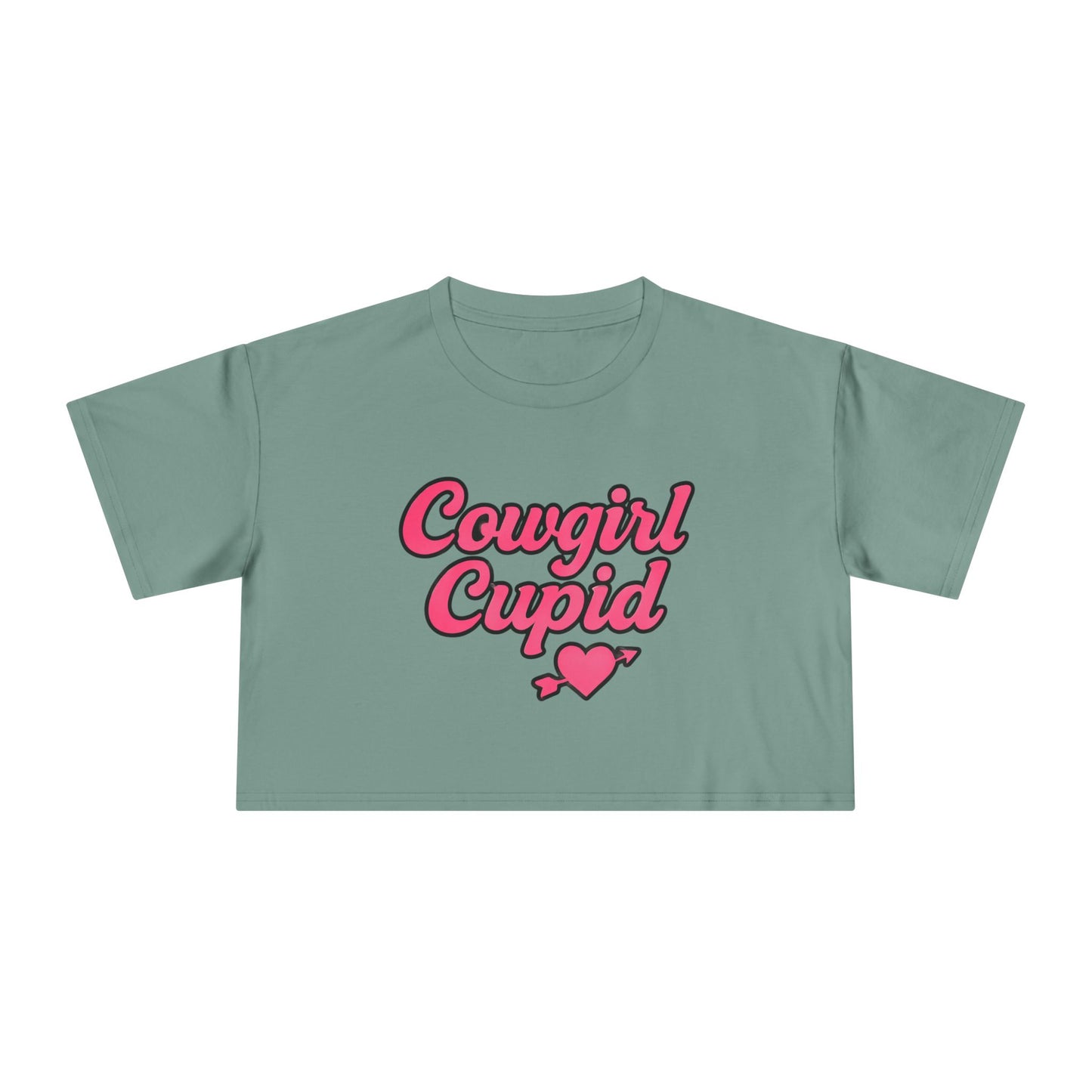 Cowgirl Cupid Crop Tee.
