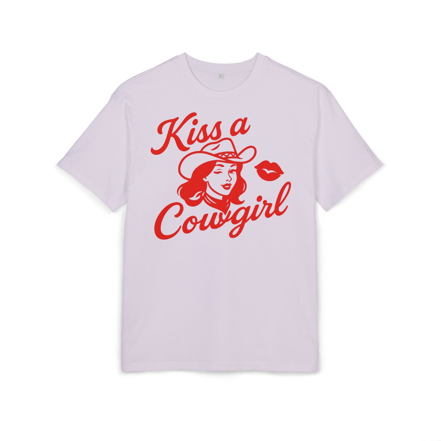 Kiss a Cowgirl Oversized Tee.