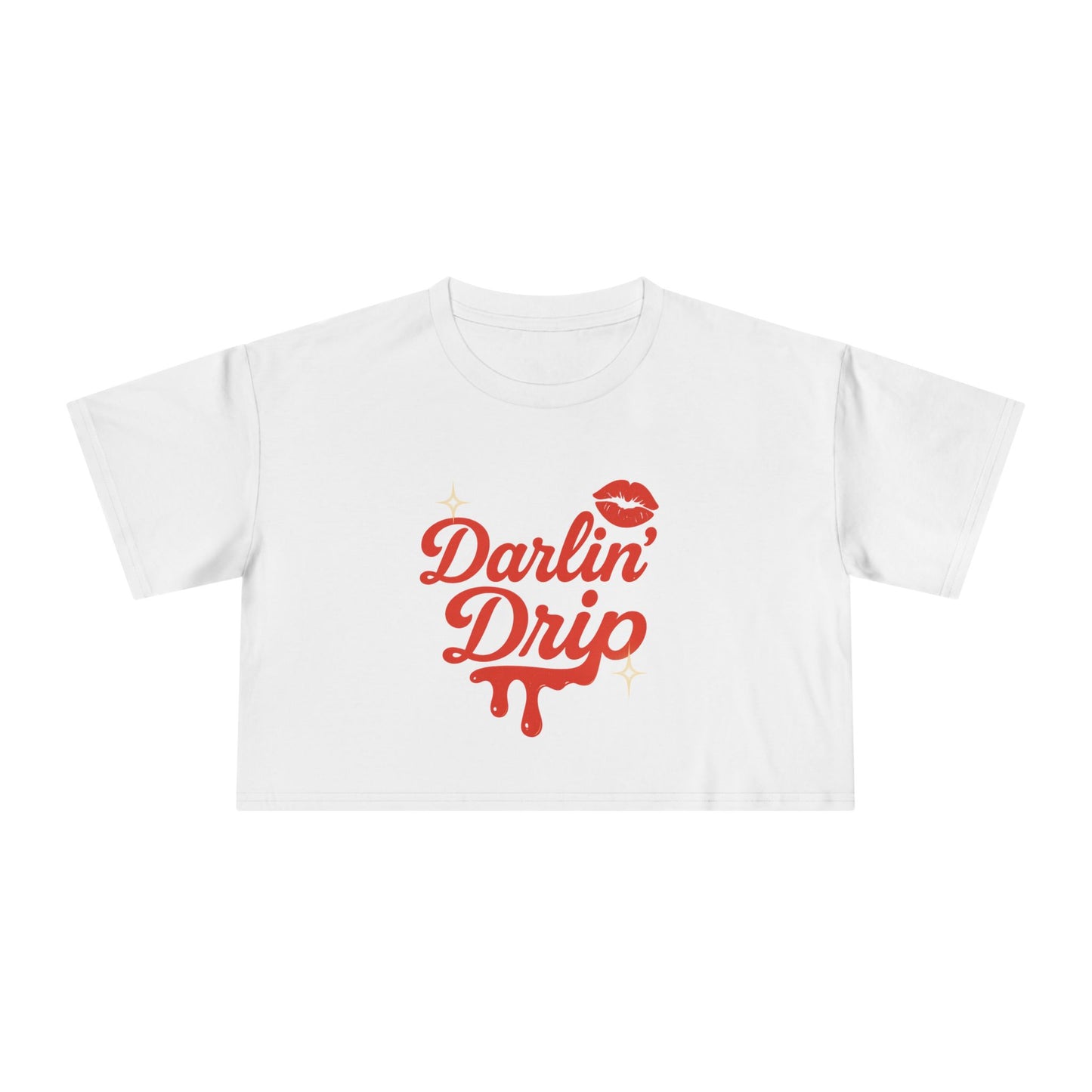 Darlin' Drip Crop Tee.