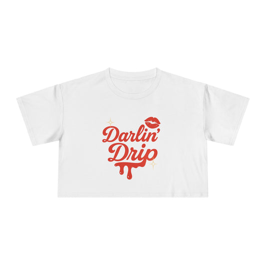 Darlin' Drip Crop Tee.