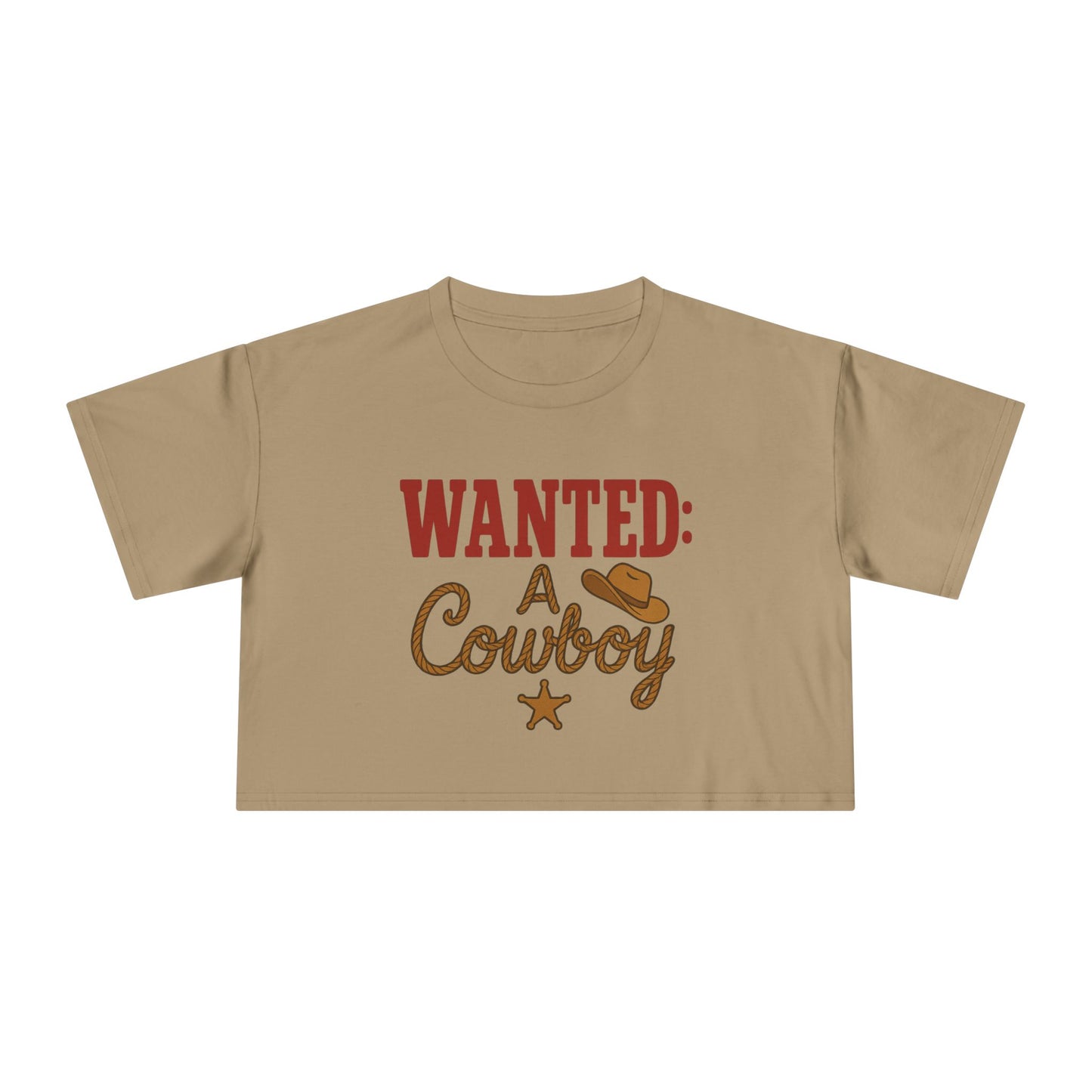 Wanted: A Cowboy Crop Tee.