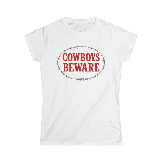 Cowboys Beware Tee.