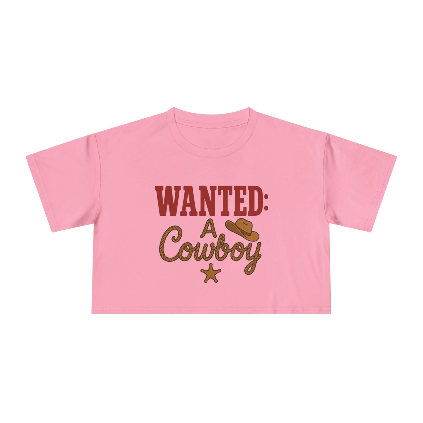 Wanted: A Cowboy Crop Tee.