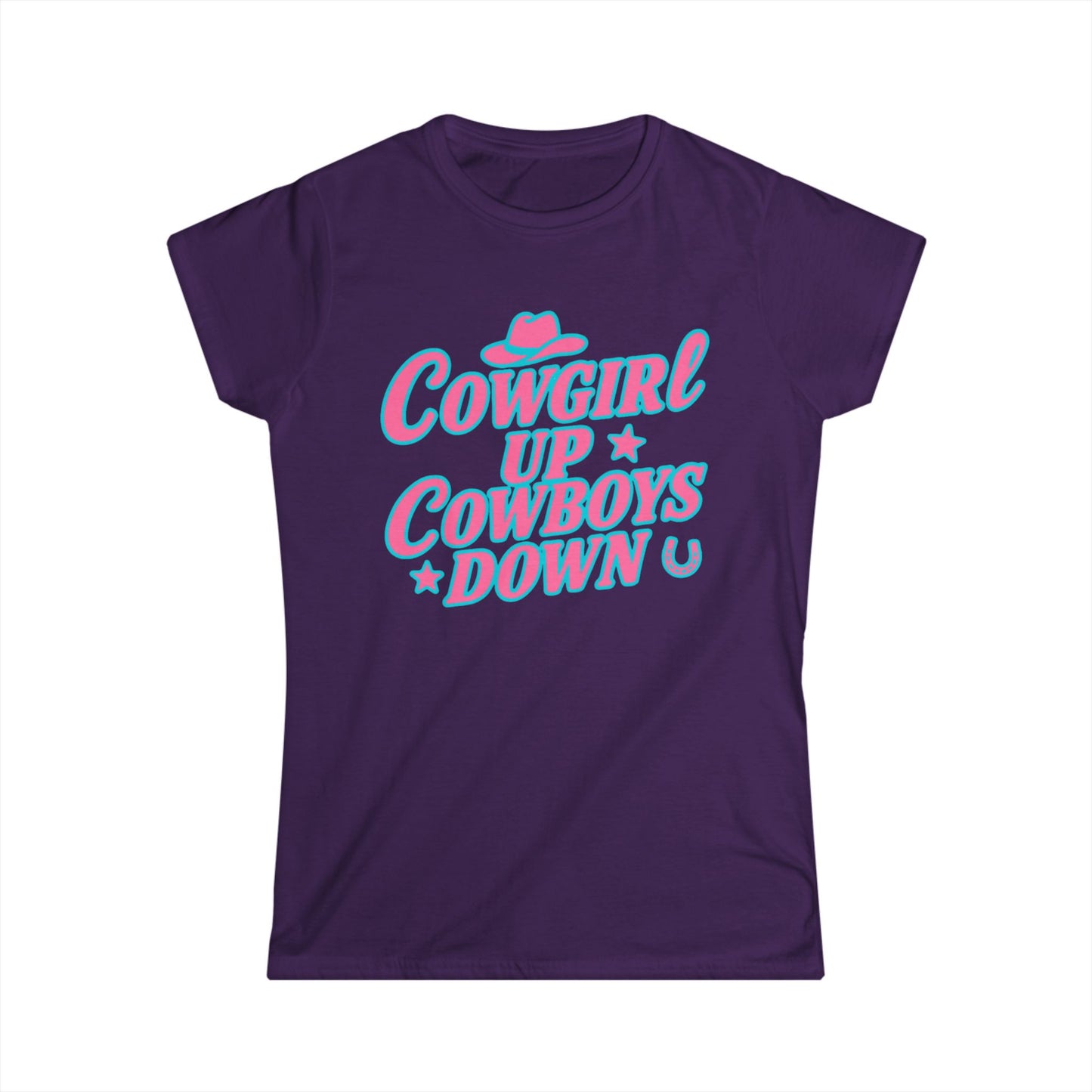 Cowgirl Up Cowboys Down Tee.