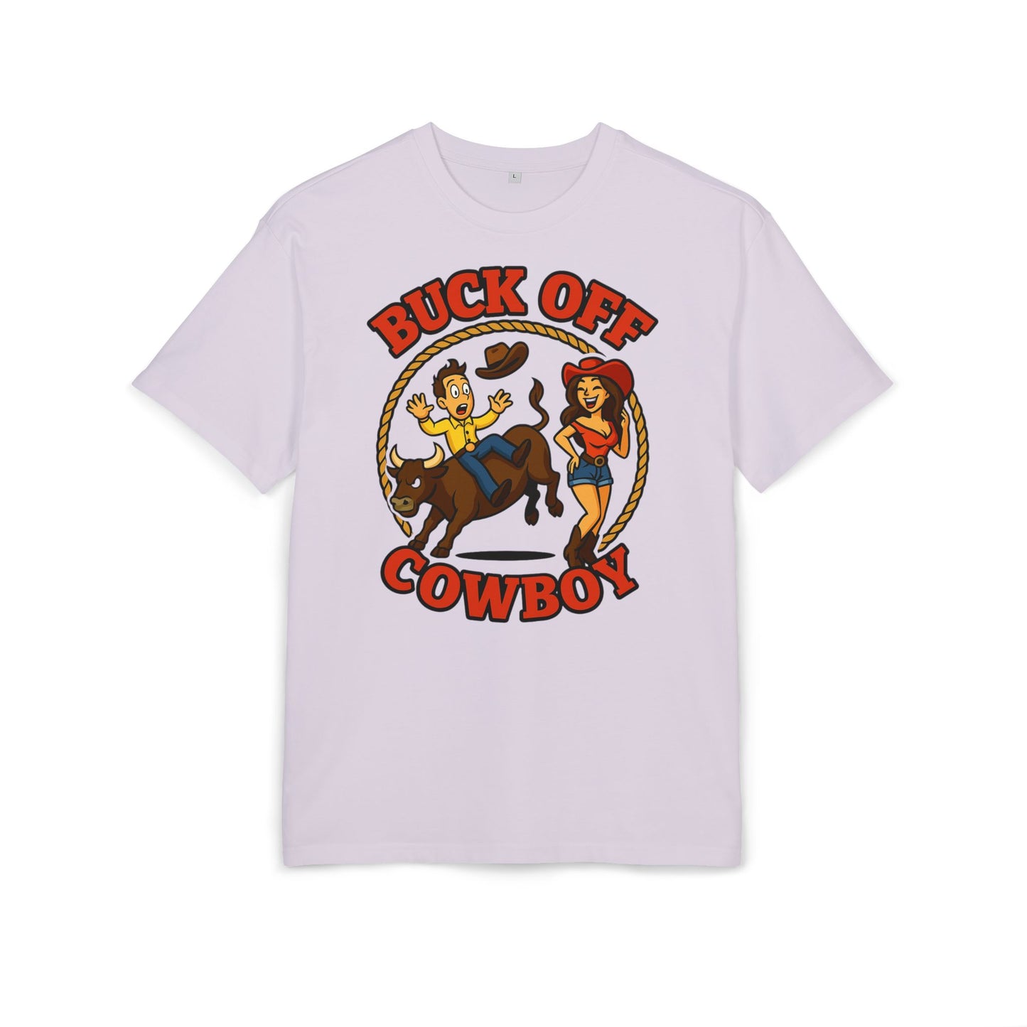Buck Off Cowboy Oversize Tee.