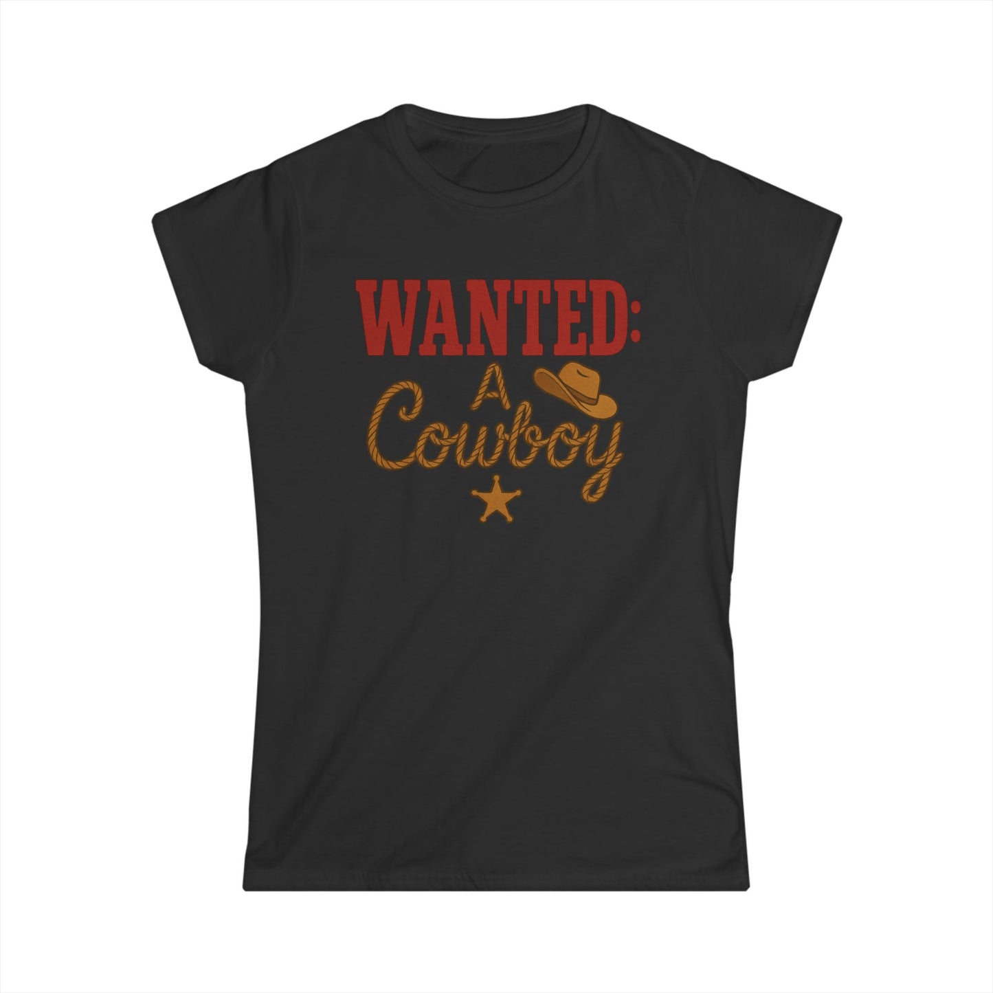 Wanted: A Cowboy Softstyle Tee.