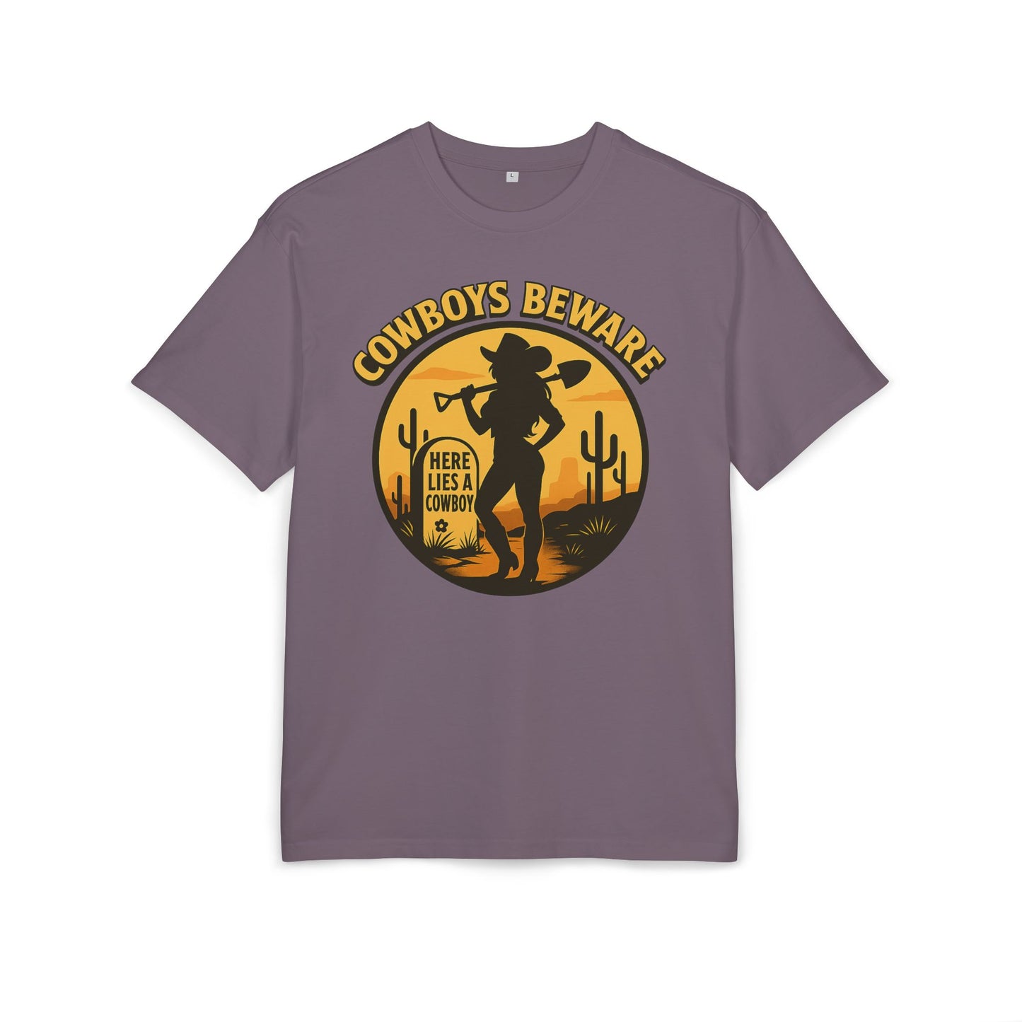 Cowboys Beware (Gravesite) Oversize Tee.