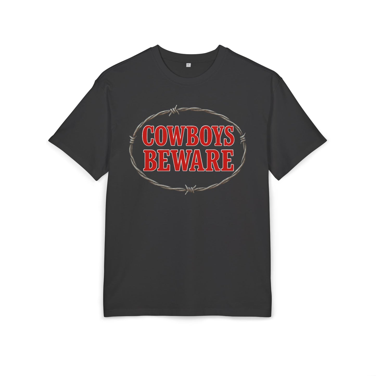 Cowboys Beware Oversize Tee.