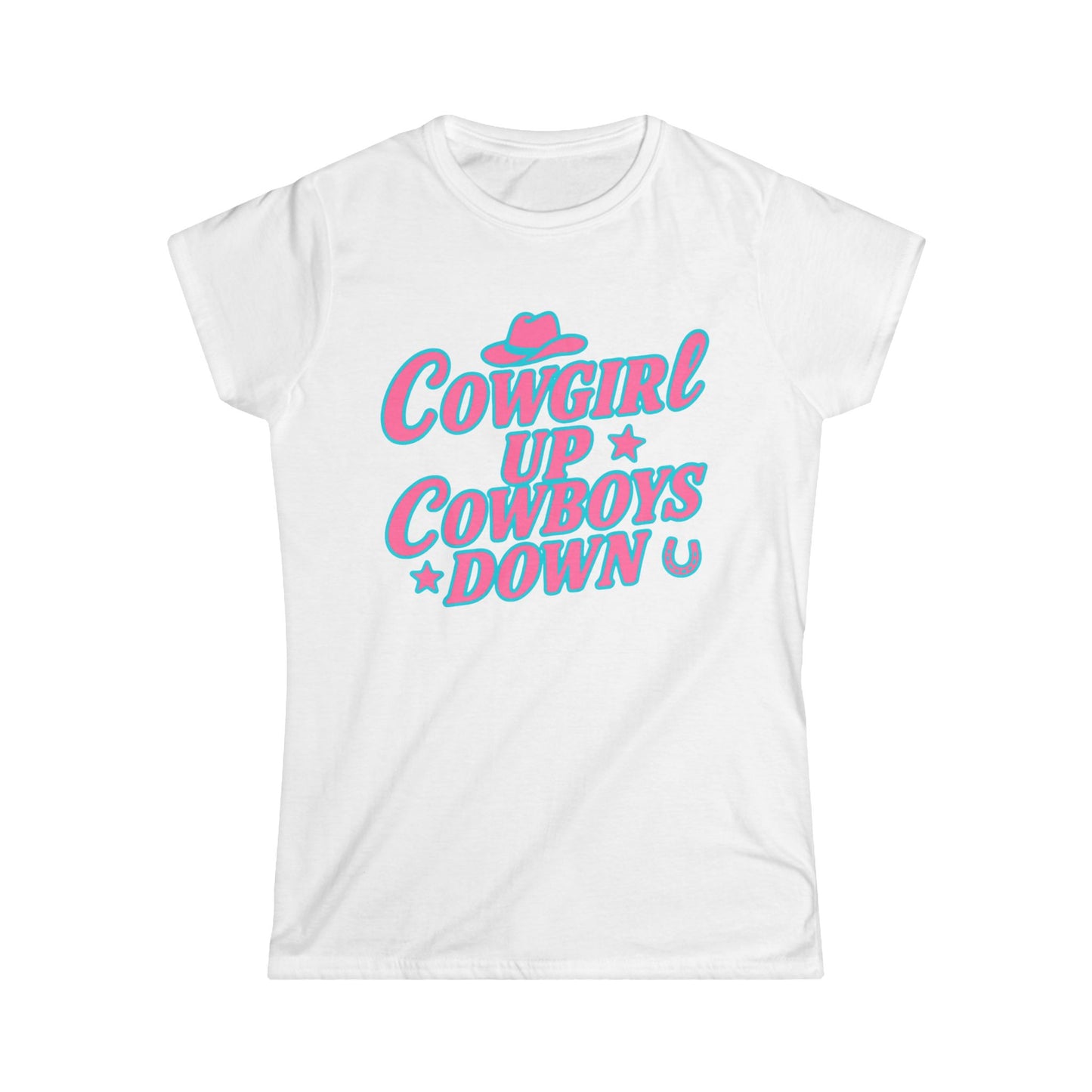 Cowgirl Up Cowboys Down Tee.
