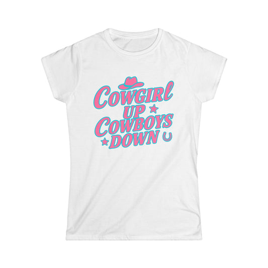 Cowgirl Up Cowboys Down Tee.