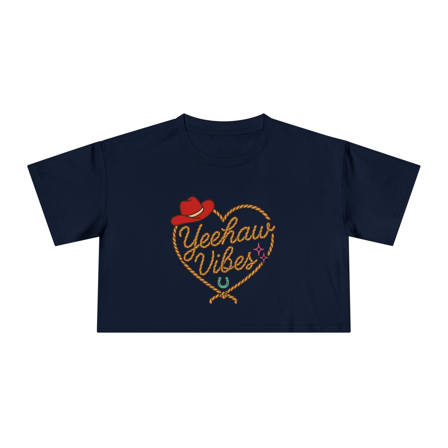 Yeehaw Vibes Crop Tee.